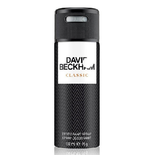David Beckham Classic Deodorant Spray for Men - 150ml Fresh Scent, Long-Lasting Protection | Perfect for Gym, Work & Everyday Use