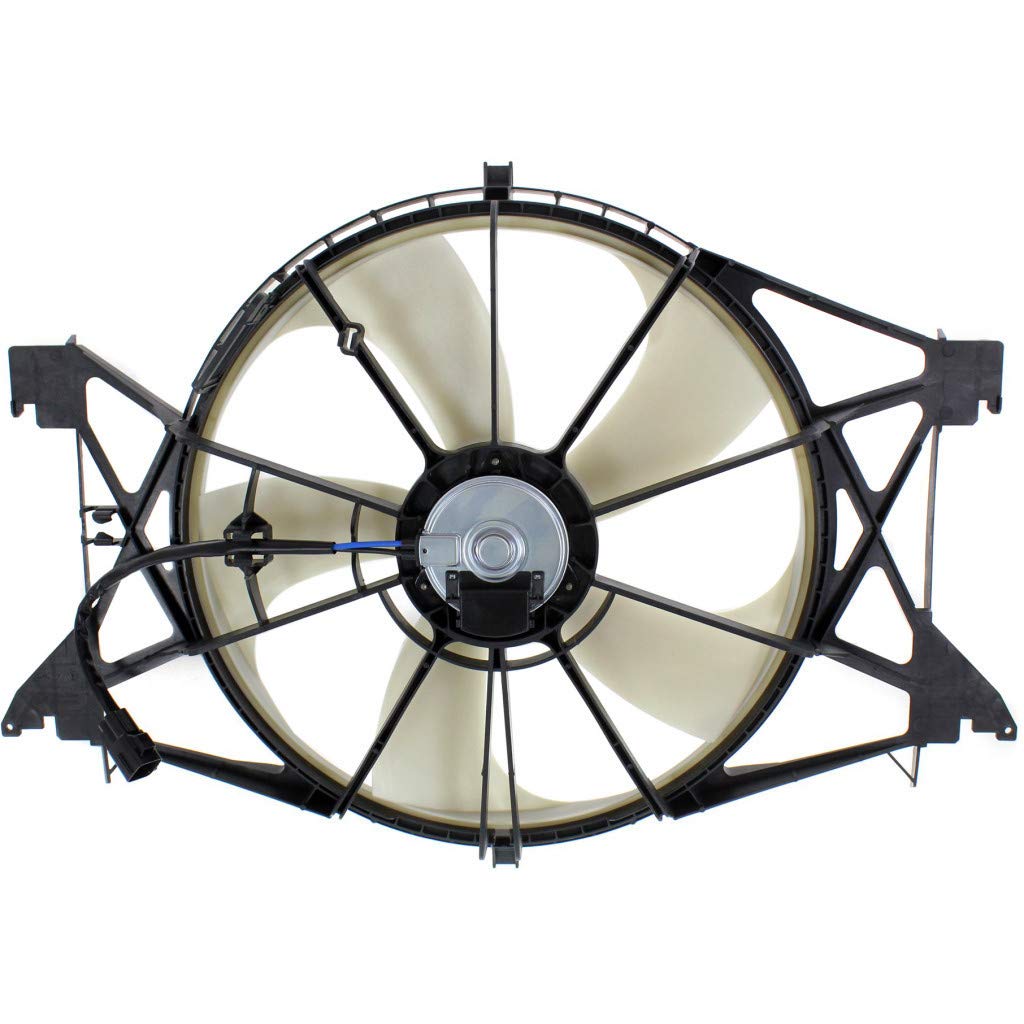 Dodge Ram 1500/2500 Cooling Fan Assembly Replacement 2009-2019 5.7L/6.4L V8 - Compatible with CH3115166 & 55056948AD - Perfect for Radiator and A/C Condenser Cooling System Upgrade