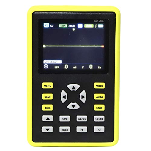 Portable USB Digital Oscilloscope - Handheld Multimeter Tester with IPS LCD Display & File Storage | Ideal for Electronics Testing, Circuit Debugging, and Field Measurements