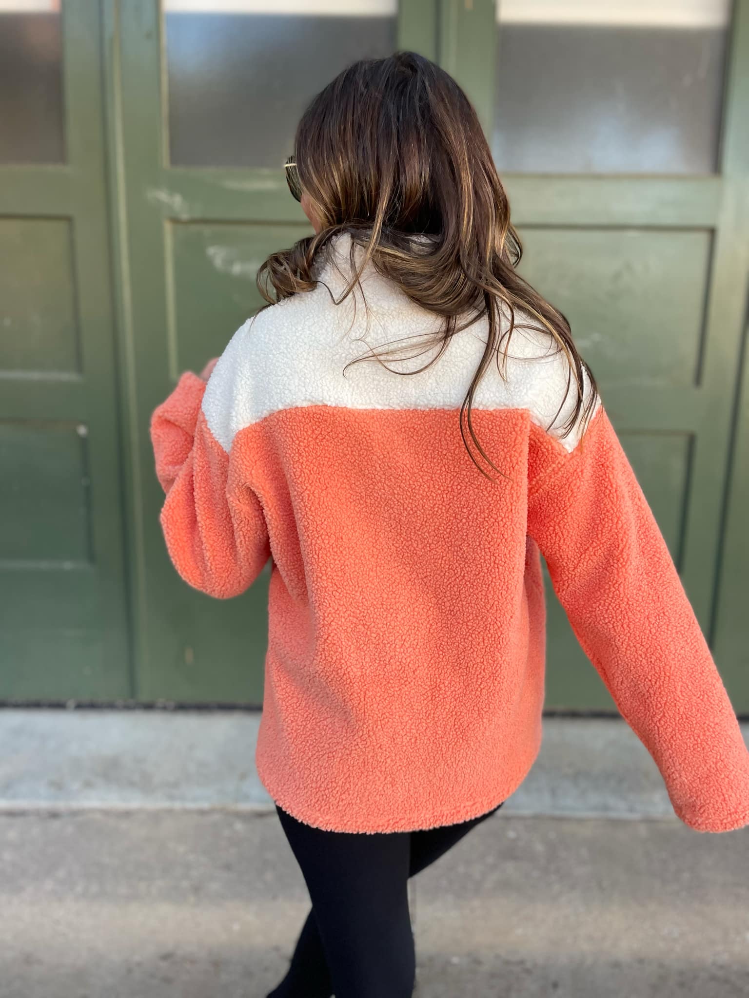 PREORDER: Sherbet Half Zip Fleece Pullover - Cozy Winter Layering for Outdoor Activities & Casual Wear