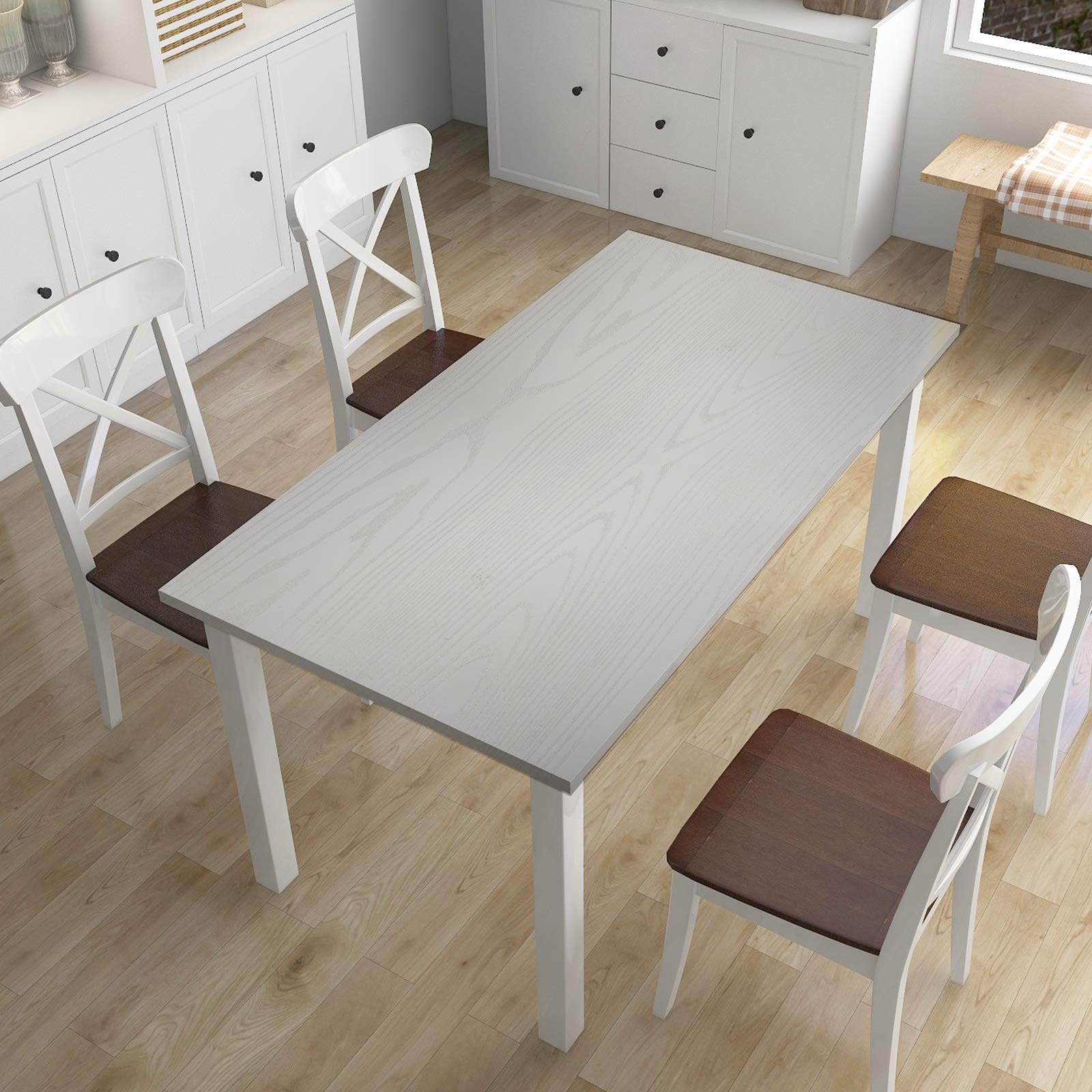 Homease White Wood Grain Contact Paper 24