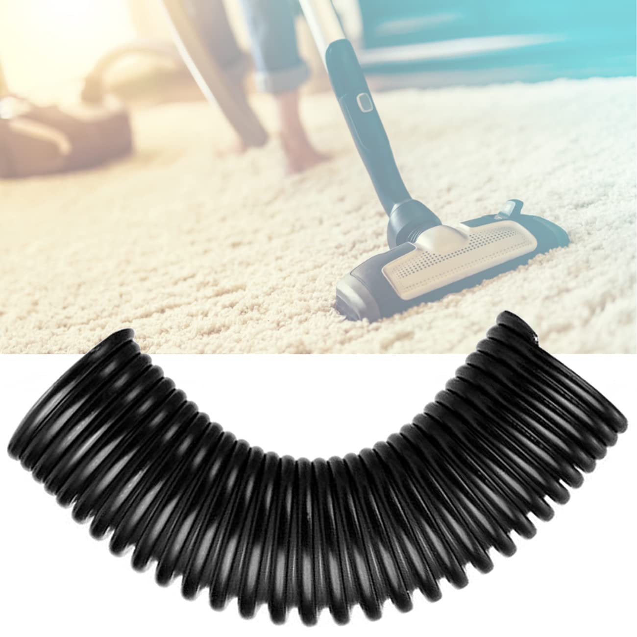 Shark Vacuum Hose Replacement - Compatible with Shark Rocket HV300, HV301, HV302, HV320, HV321 & Shark Rotator Vacuum Cleaners - Durable Lower Floor Nozzle Hose for Powerful Suction - Perfect for Pet Hair, Hard Floors & Deep Cleaning Carpets