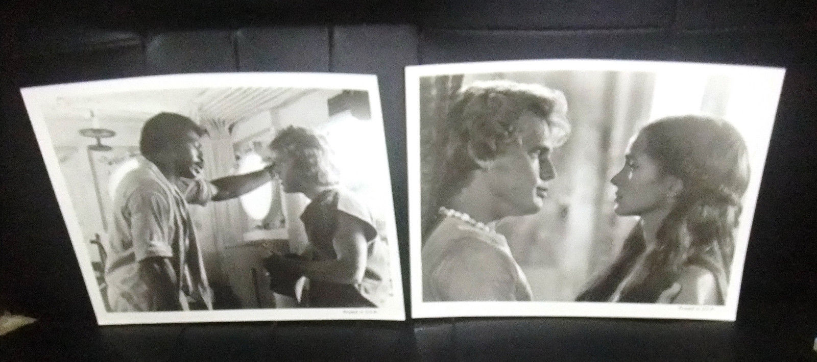 Vintage 8x10 Movie Photos Set of 12 - THE BERMUDA DEPTHS (1970s) with Leigh McCloskey - Original B&W Film Memorabilia for Collectors & Home Theater Decor