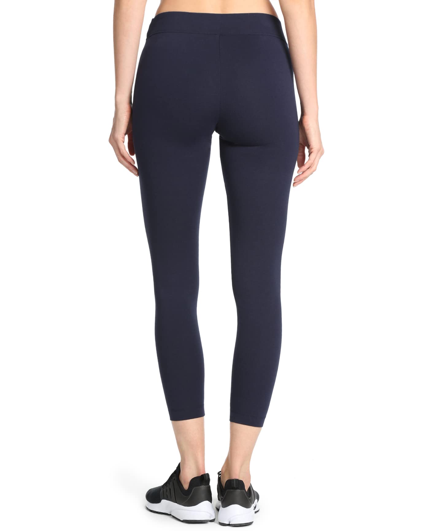 Danskin Women's Essential High-Rise Ankle Leggings - Soft Stretch Workout Yoga Pants for Running, Gym & Lounge Wear