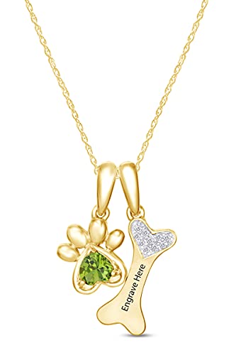 Yellow Gold Over : Simulated Peridot
