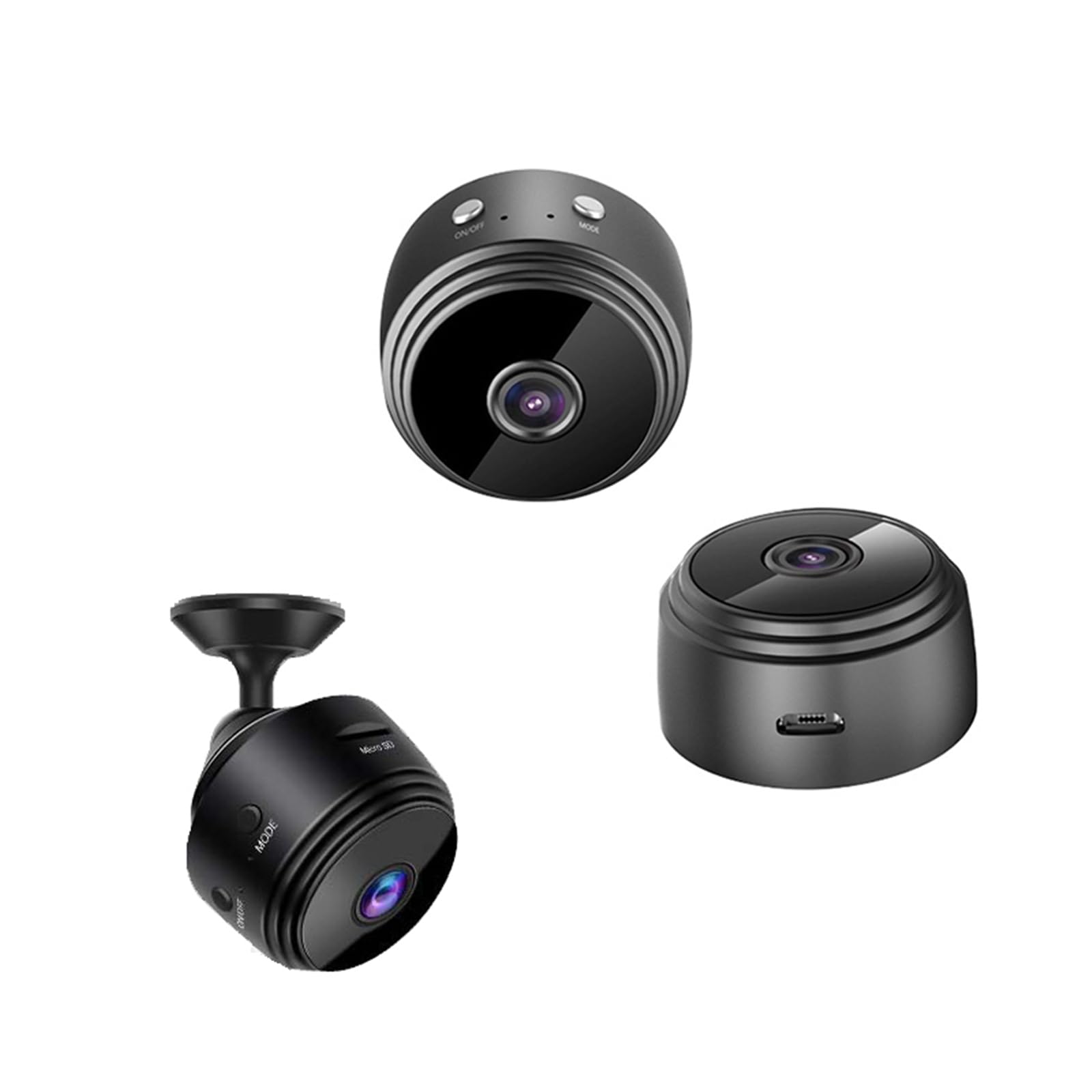 1080P WiFi Hidden Spy Camera - Wireless Indoor Security Camera with Motion Detection & App Control - Mini Nanny Cam for Home Surveillance, Baby Monitor & Office Security