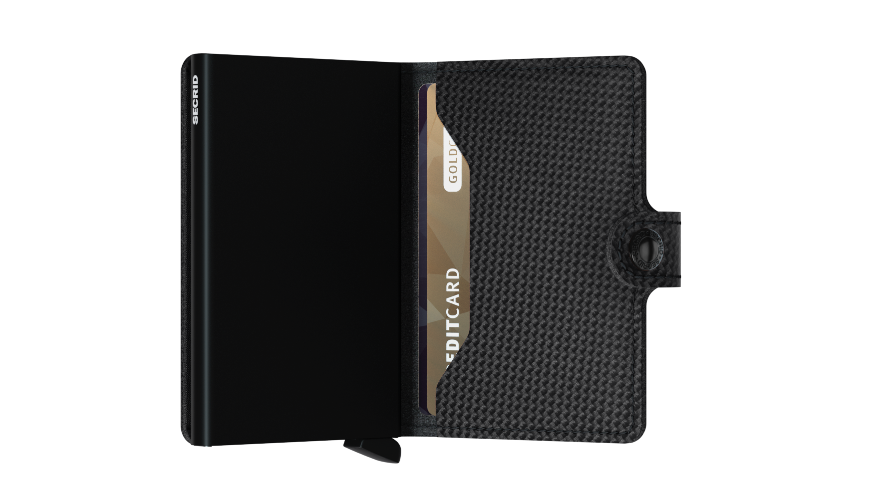 SECRID Mini Wallet Carbon - Slim RFID Blocking Card Holder for Men & Women - Perfect for Travel, Business & Everyday Use