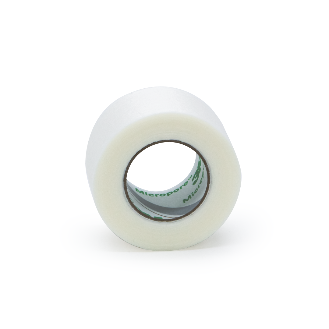 Micropore Tape 25mm - Box of 12 Rolls - Breathable Medical Tape for Wound Care, First Aid, and Sports Injuries - Ideal for Hospitals, Clinics, and Home Use