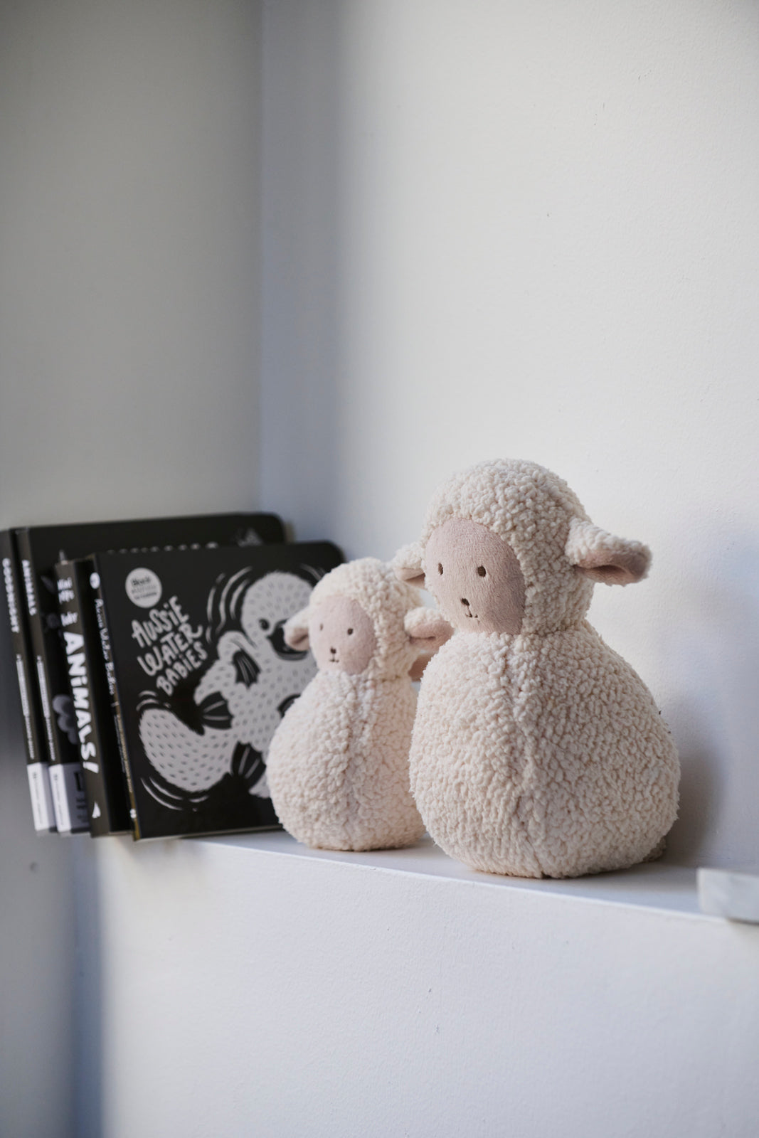 Roly Poly Sophie Sheep Set - Cute Tumbling Toy for Babies & Toddlers - Perfect for Playtime, Sensory Development & Nursery Decor