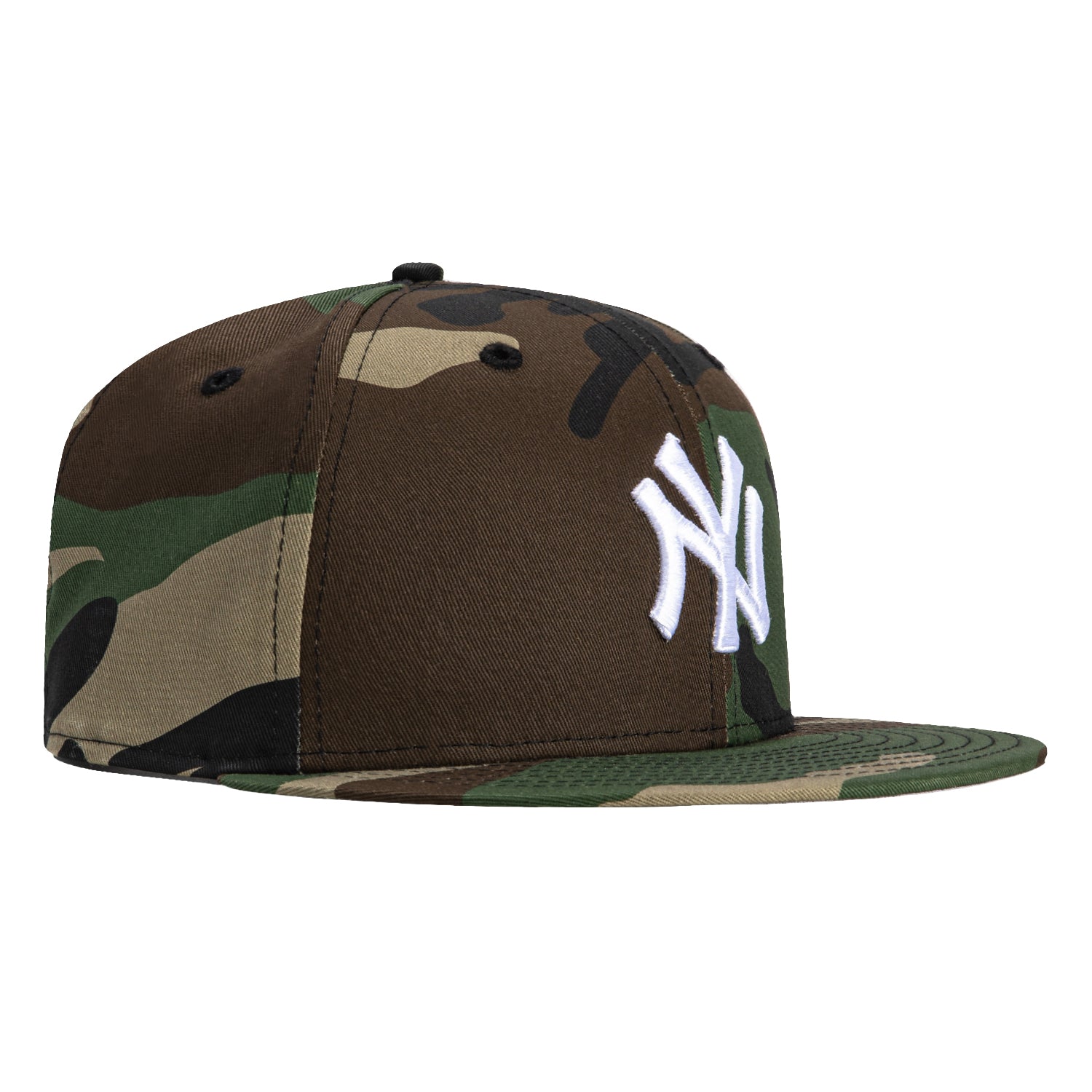 New Era 9Fifty MLB Basic New York Yankees Snapback Hat - Camouflage & White - Official Licensed Baseball Cap for Men & Women - Perfect for Games, Streetwear & Casual Outfits