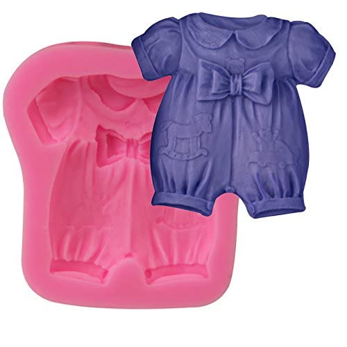 RKPM HOMES 3D Silicone Baby Clothes Chocolate Mold | DIY Fondant Candy Baking Tool for Cake, Chocolate, Ice Jelly & Soap Making | Reusable Multi-Color Bakeware | Perfect for Birthday Parties, Baby Showers & Holiday Treats