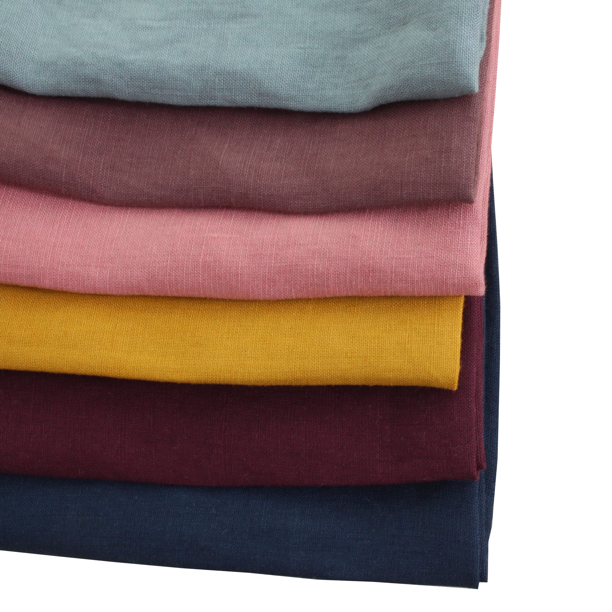 Premium 100% European Flax Linen Kitchen Towels Set of 6 (14