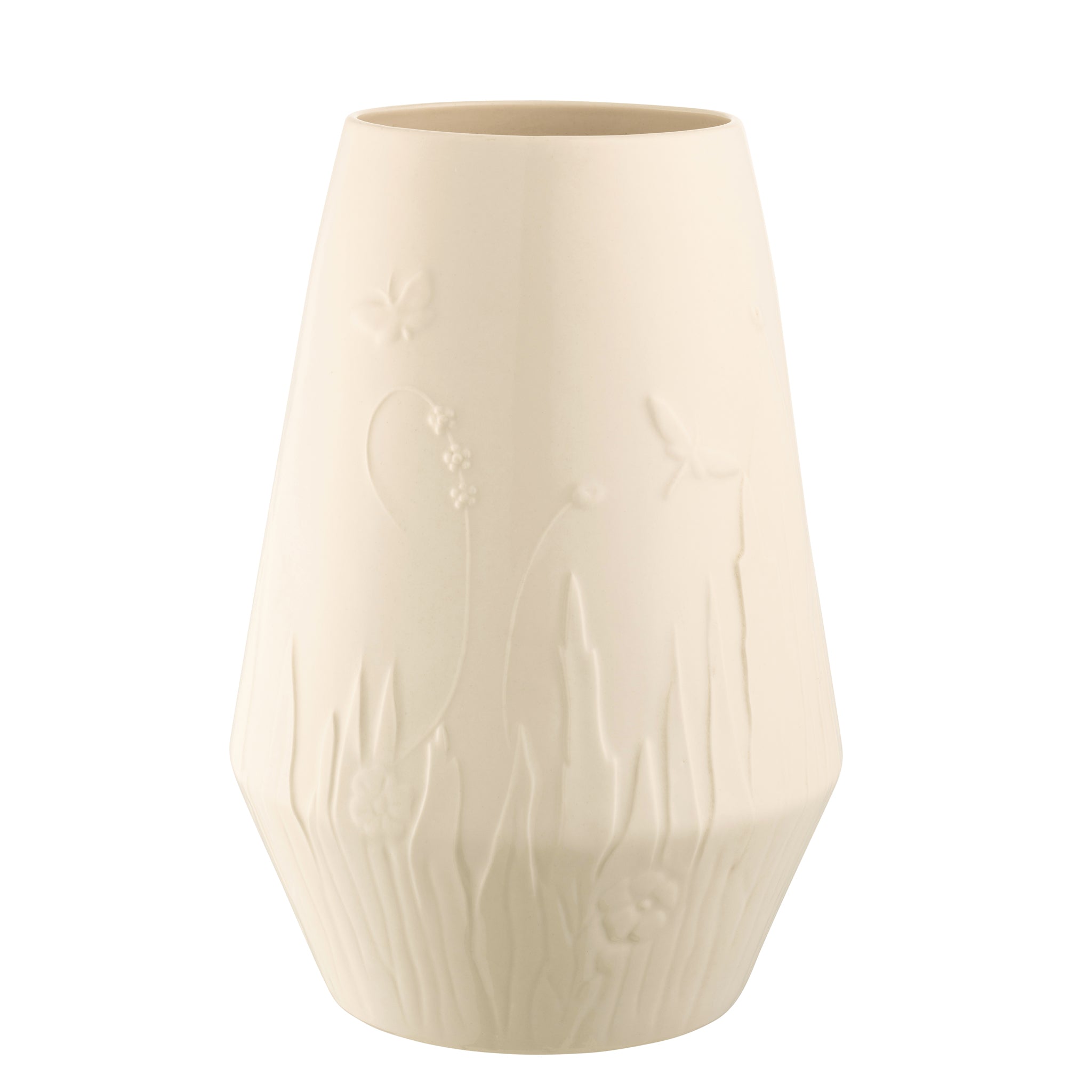Belleek Living Botanical Vase - Handcrafted Ceramic Flower Vase for Home Decor, Wedding Centerpieces & Farmhouse Style Interiors