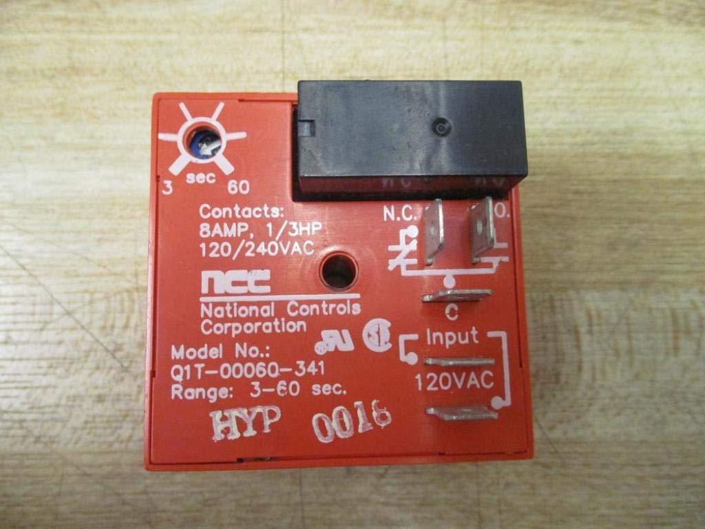 Q1T-00060-341 Solid State Timer Relay 3-60 Seconds - New in Box for Industrial Automation & Control Systems