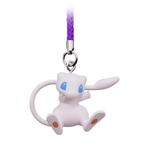 Pokemon Mewtwo Strikes Back Evolution Takara Tomy Netsuke Keychain - Cute Anime Collectible for Backpacks, Bags & Cosplay Accessories