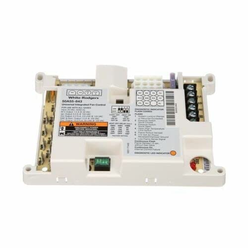 Universal Replacement White-Rodgers 50A55-843 Integrated Furnace Control Board - Compatible with Most HVAC Systems for Home Heating Solutions