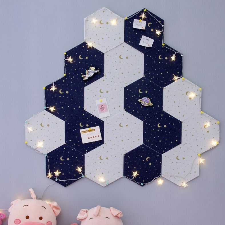 Hexagon 3D Wall Decal Stickers - Peel and Stick Geometric Wall Art for Home & Office Decor - Perfect for Living Room, Bedroom, Nursery, and Workspace Transformation