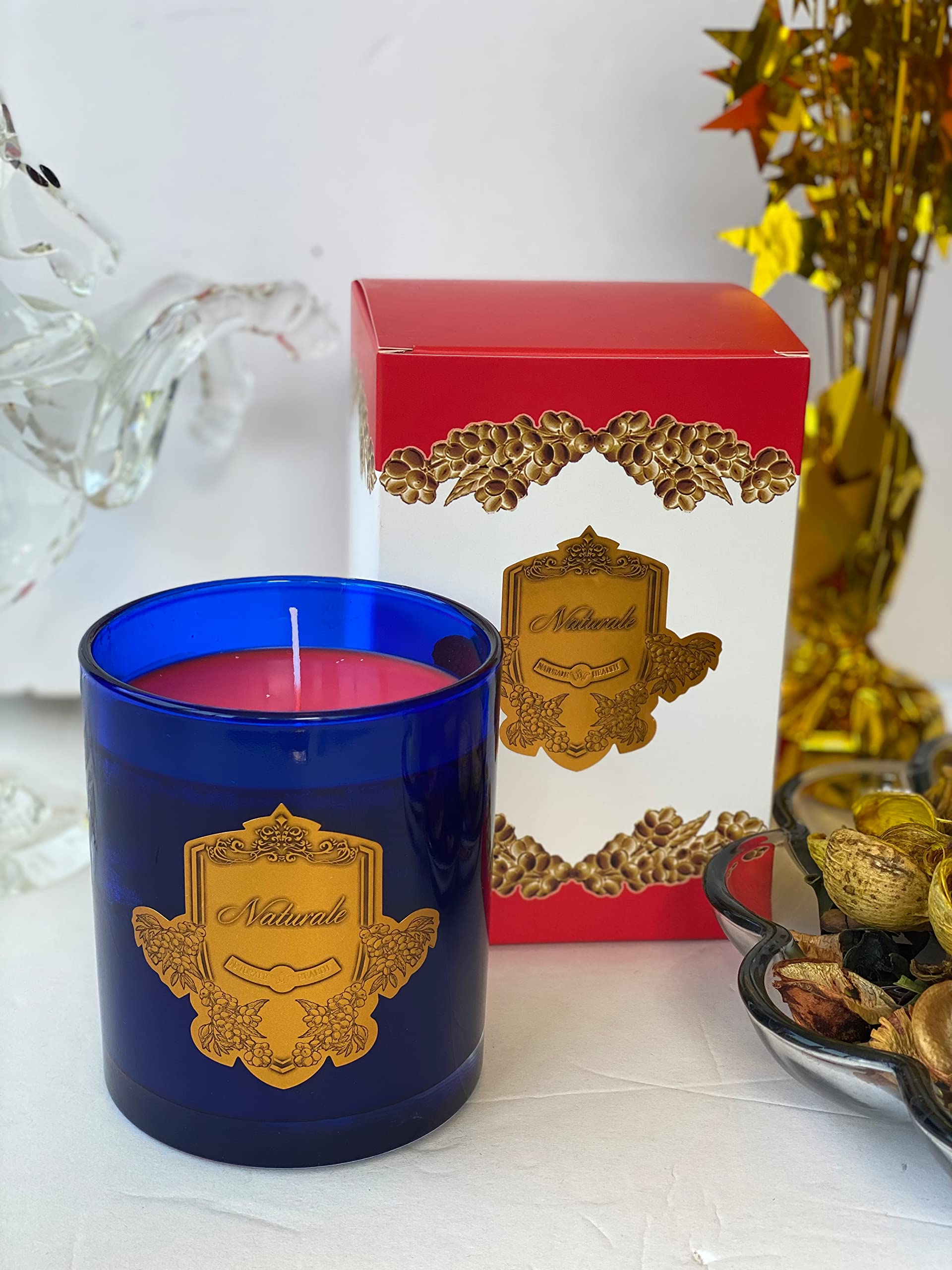 Premium Sandalwood Aromatherapy Soy Candles - Long-Lasting Scented Candles for Home, Office & Spa Relaxation - Natural Soy Wax Gifts for Women & Men - Perfect for Meditation, Yoga & Romantic Ambiance