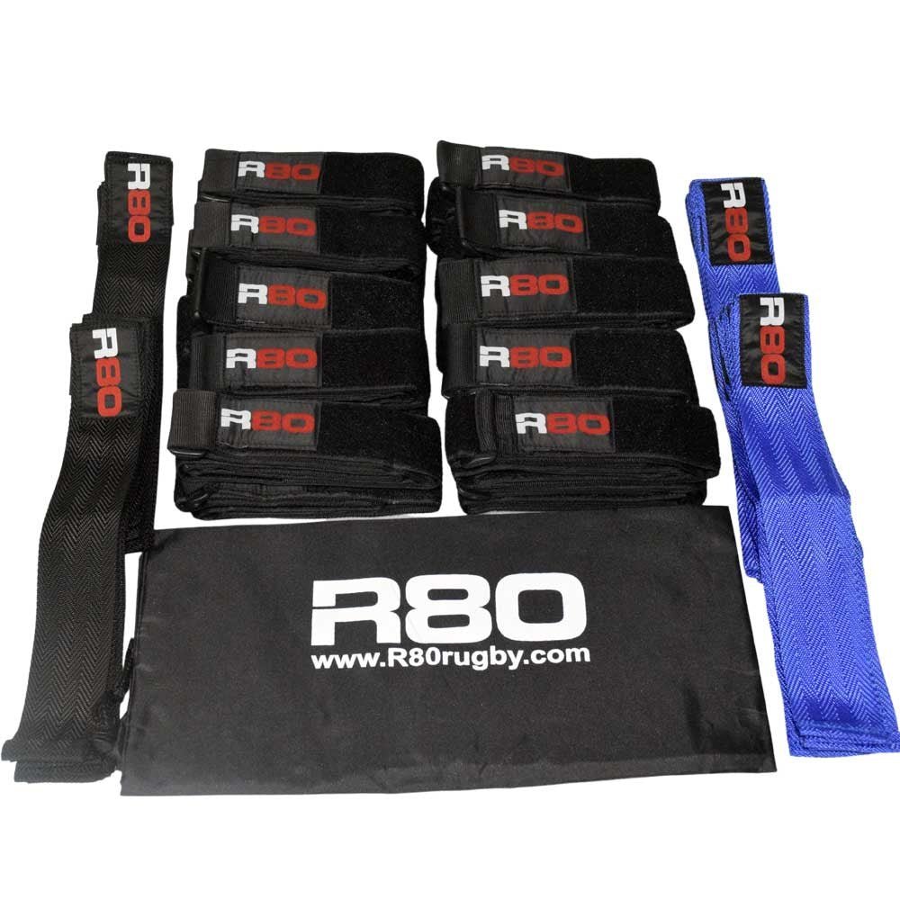 R80 Junior Rippa Rugby Sets for 30 Players - Complete Youth Rugby Equipment for Schools & Teams | Perfect for Training, Games & Sports Events