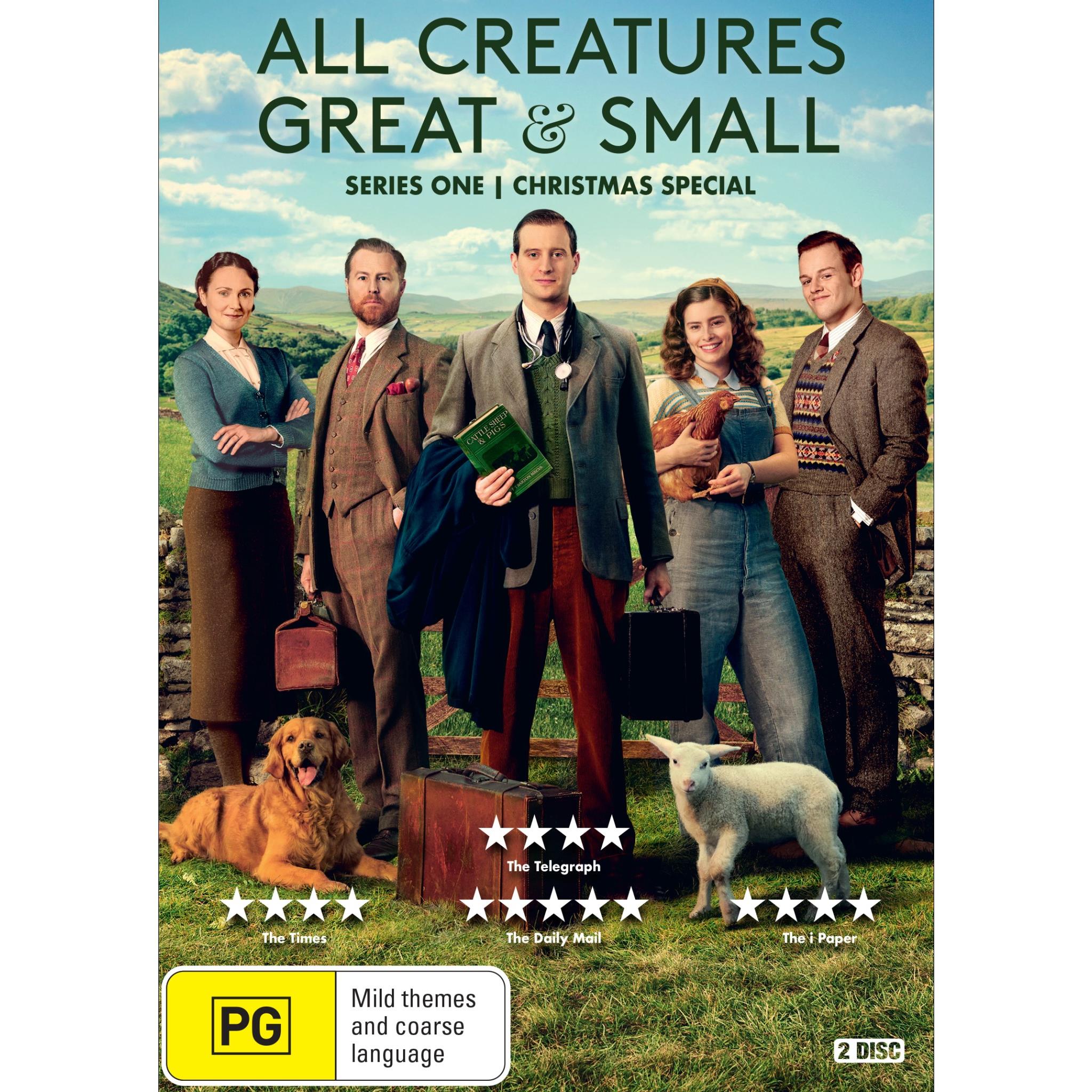 All Creatures Great & Small Season 1 DVD - Heartwarming British Veterinary Drama Series | Perfect for Family Movie Nights & Animal Lovers