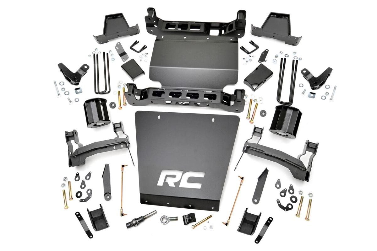 7 Inch Lift Kit for GMC Sierra 1500 Denali (2014-2016) - Heavy Duty Cast Steel Brackets with Magneride Compatibility - Off-Road Suspension Upgrade for Trucks & SUVs