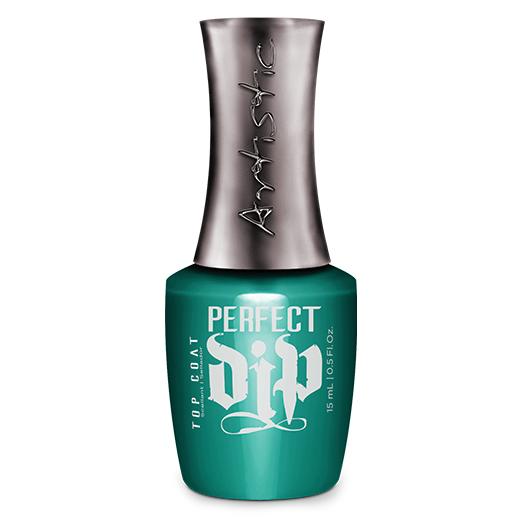 Artistic Nail Design Perfect Dip Top Coat - 0.5oz Professional Nail Polish Sealer for Long-Lasting Manicures | Ideal for Salon, Home Use & DIY Nail Art
