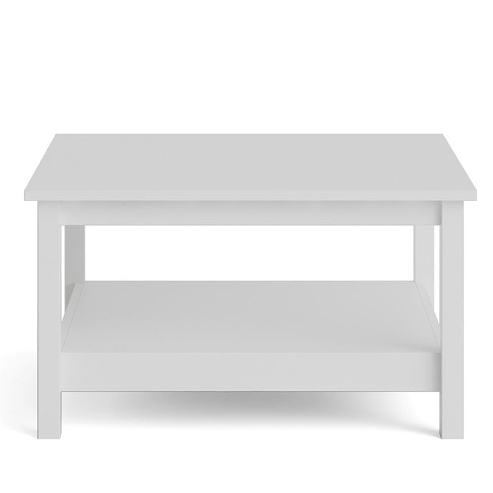 Tvilum White Madrid Coffee Table - Modern Scandinavian Design for Living Room, Lounge & Office - Durable & Stylish Home Decor