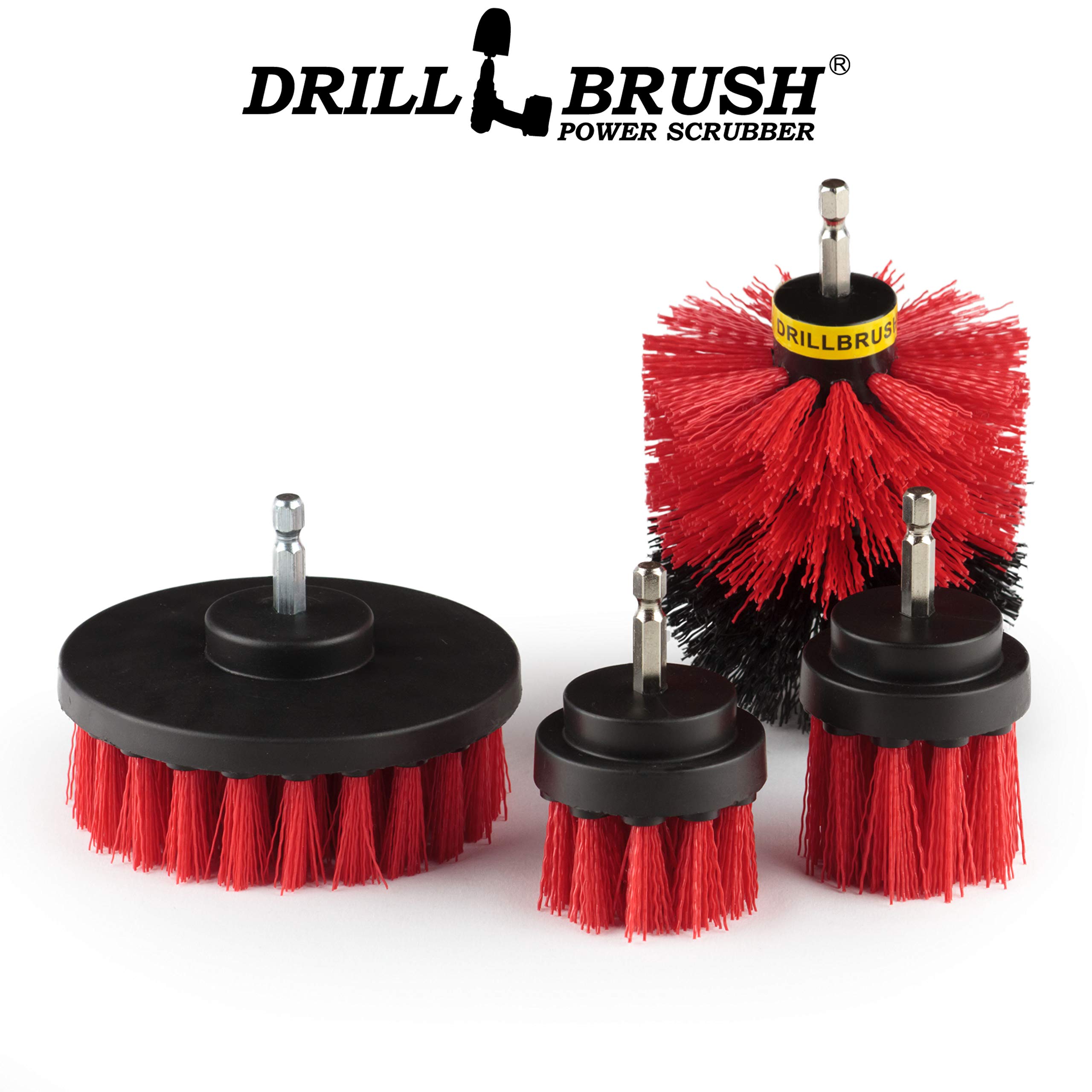 **Outdoor Cleaning Brush Set for Fountain, Patio, Fire Pit, Concrete & Grout – Heavy-Duty Scrub Brush for Granite, Headstone & Garden Statues – Perfect for Home, Yard & Restoration Projects**