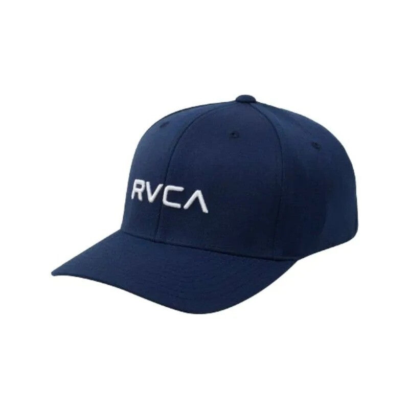 RVCA Flex Fit Blue Baseball Cap - Adjustable Snapback Hat for Men & Women - Perfect for Outdoor Sports, Casual Wear, and Sun Protection