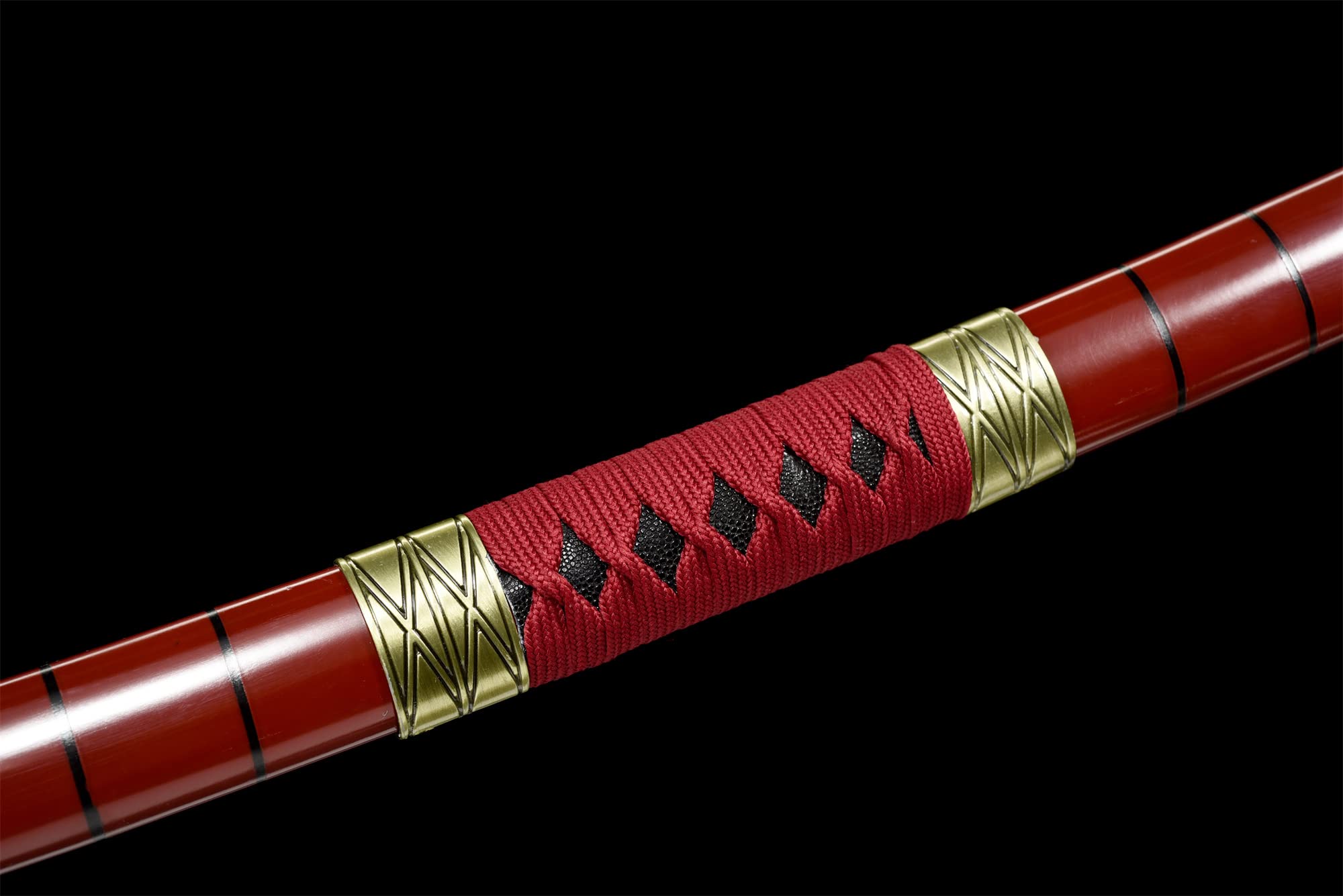 Authentic Roronoa Zoro Sandai Kitetsu Katana Replica - Handmade T10 Steel Clay Tempered Samurai Sword with Hamon | One Piece Anime Cosplay, Martial Arts Training & Japanese Sword Collection