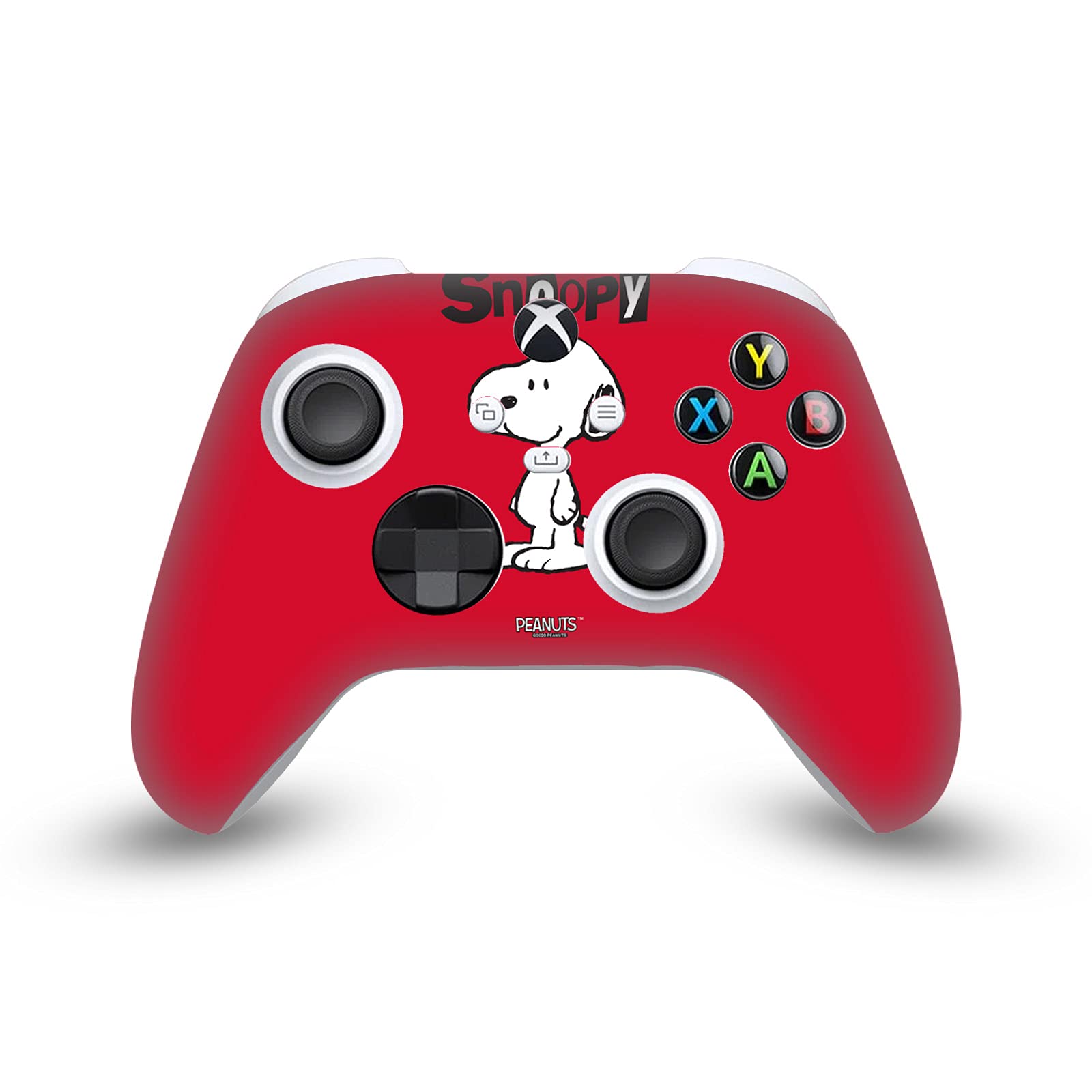 Official Peanuts Snoopy Character Vinyl Skin Gaming Sticker for Xbox Series X/S Controller - Protective Decal Cover with Premium Graphics | Perfect for Gaming Enthusiasts & Collectors