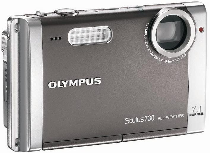 Olympus Stylus 730 Digital Camera 12MP 3x Optical Zoom - Silver | Compact Point & Shoot Camera for Travel, Vlogging & Everyday Photography