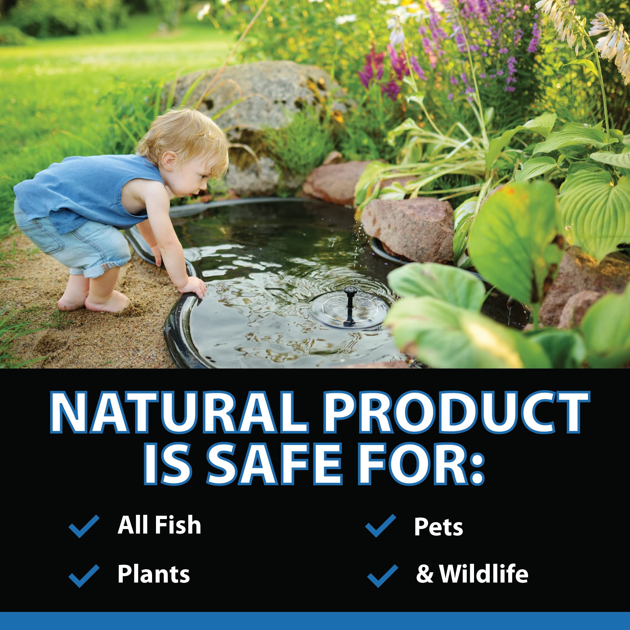 CrystalClear ClarityMax All-Natural Pond Clarifier - Beneficial Bacteria & Enzymes for Maximum Water Clarity | Safe for Koi Fish & Pets | Algae & Stain Remover | 6LB for Crystal Clear Water Gardens | Perfect for Backyard Ponds, Water Features & Aquatic Ecosystems