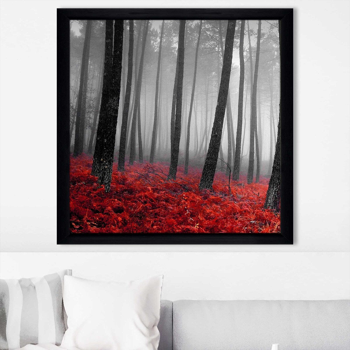 47 Autumn Woods Landscape Print on Acrylic - Premium Wall Art Decor for Living Room, Bedroom & Office | PhotoINC Studio