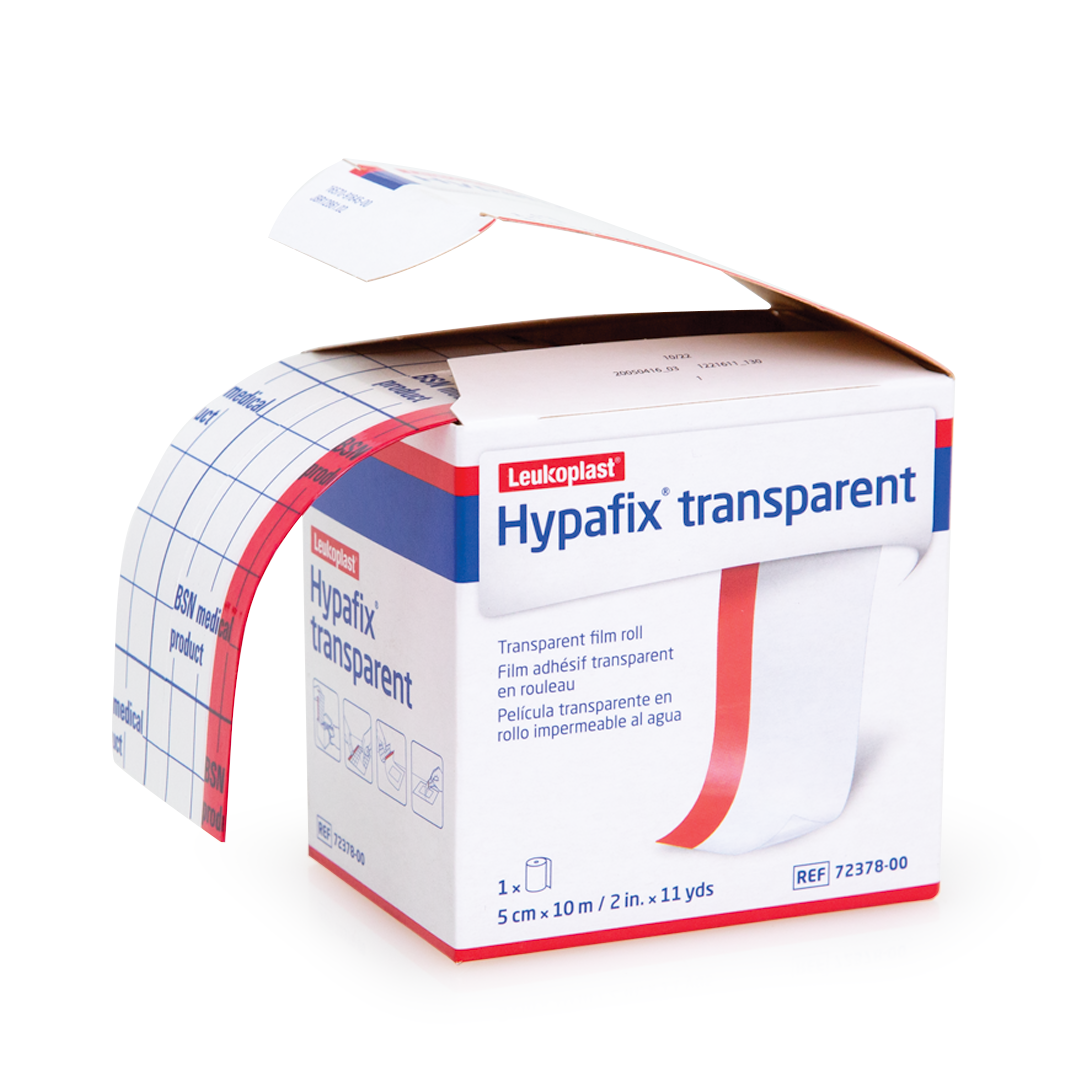 Hypafix® Transparent Adhesive Bandage Roll - Breathable & Waterproof Wound Dressing for First Aid, Sports Injuries & Post-Surgery Care