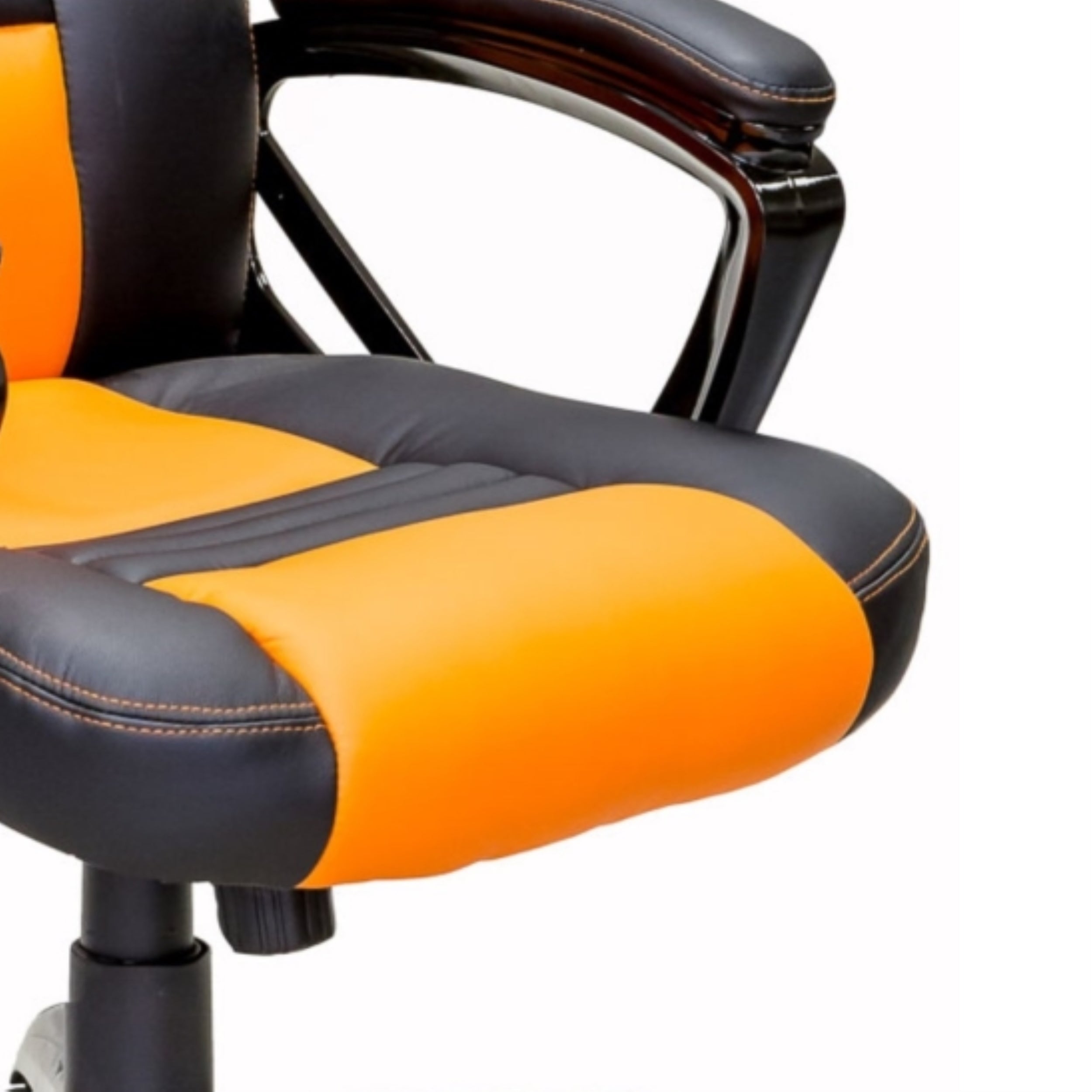 PRO X SERIES 8706 Ergonomic Gaming Chair - Black & Orange - High Back Racing Style with Lumbar Support - Perfect for PC Gaming, Office Work & Home Theater Seating