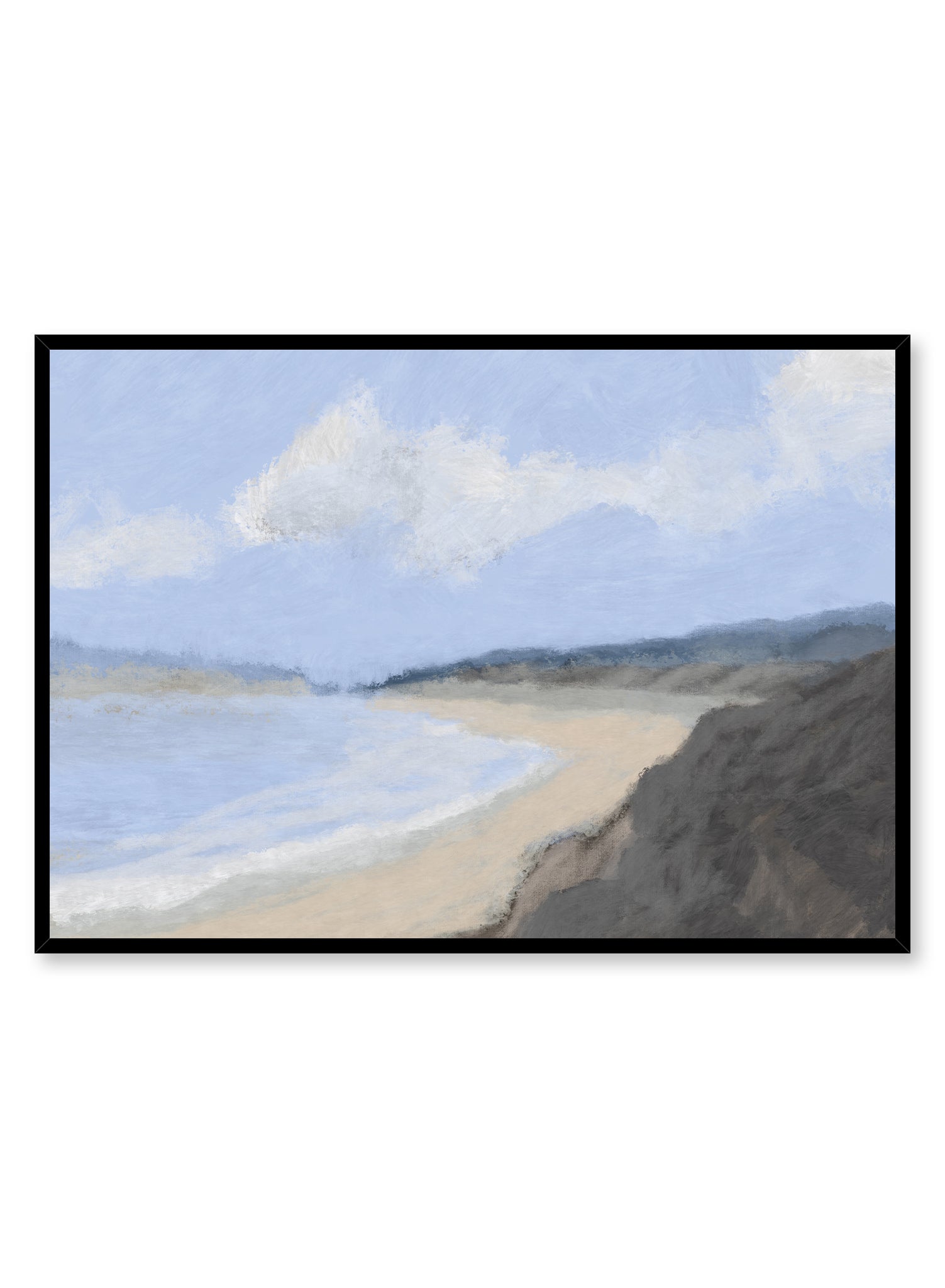 Harbor Harmony Wall Art Poster - Coastal Nautical Decor for Living Room, Bedroom, Office - Perfect for Beach House & Seaside Theme Decorations