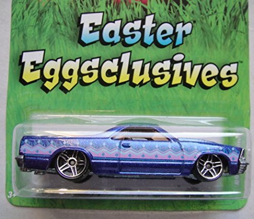 Hot Wheels Easter EGGSCLUSIVES Blue '80 EL Camino Die-Cast Toy Car - Limited Edition Collectible for Kids & Adults - Perfect for Easter Gifts, Playtime & Display