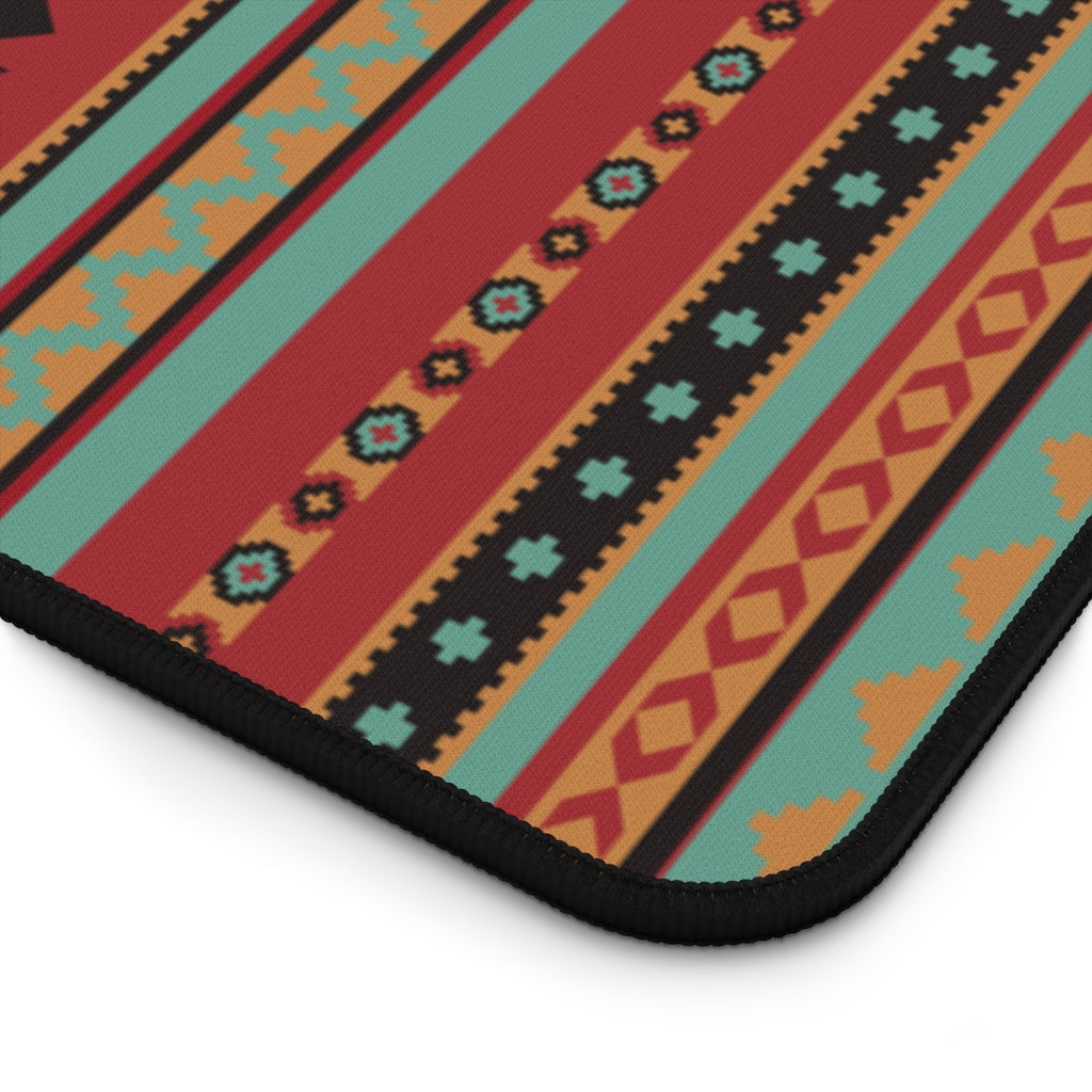 Premium Desert Jewel Design Large Desk Mat - Non-Slip Office Mouse Pad for Computers & Laptops - Perfect for Work, Gaming & Home Office Setup