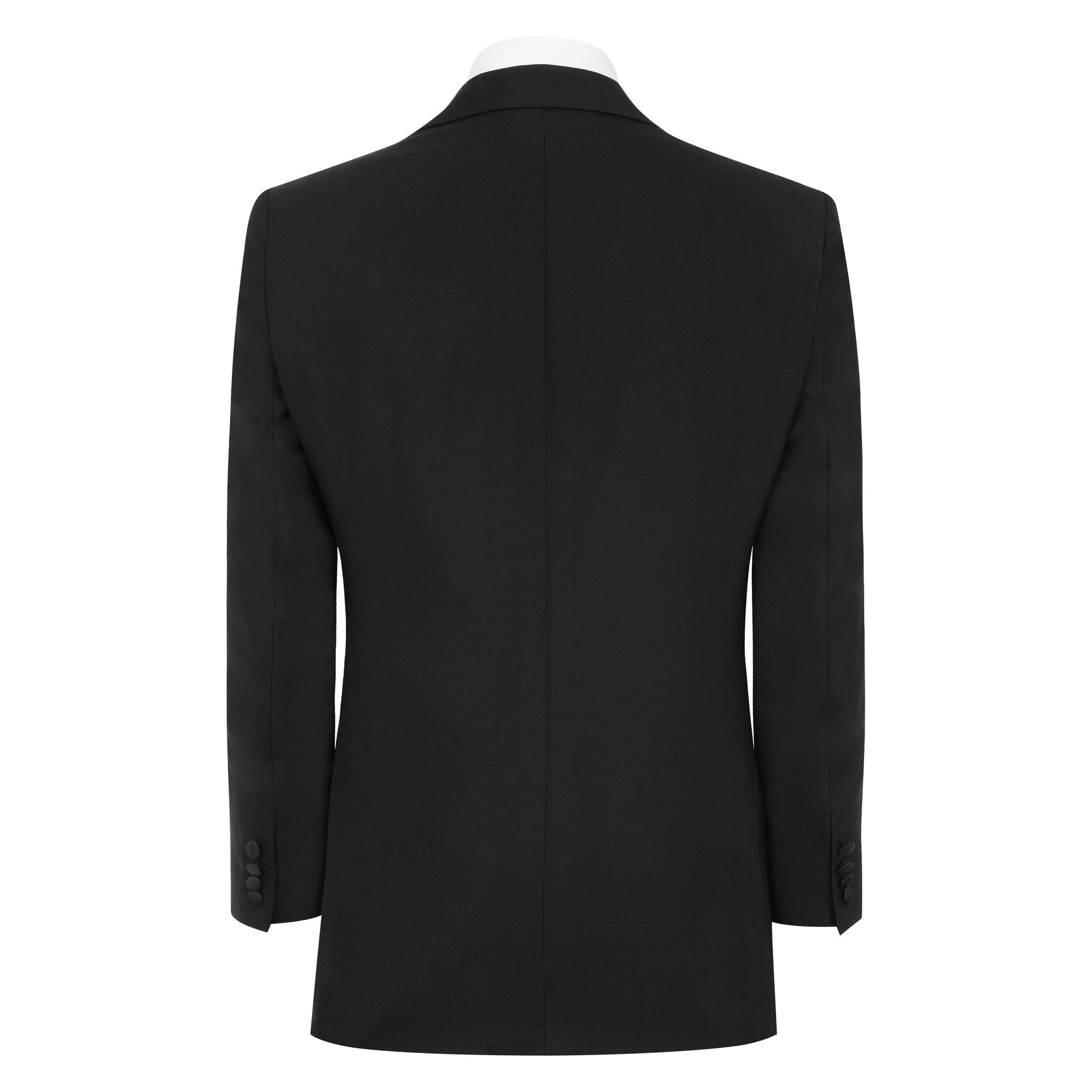 Premium Duke Black Dinner Jacket for Men - Elegant Formal Wear for Weddings, Galas & Special Occasions | Classic Tuxedo Style with Satin Lapels