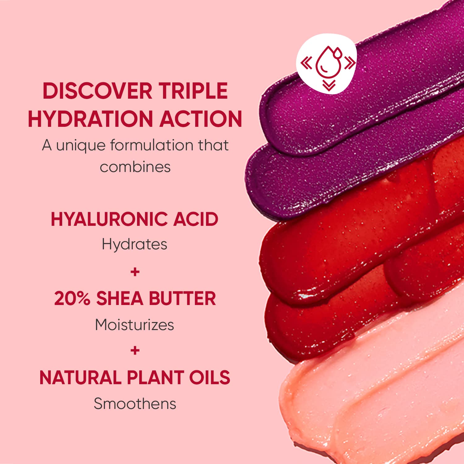 Dot&Key Lip Plumping Mask with Shea Butter & Vitamins - 15ml for Soft, Smooth Lips | Lingonberry | Night Care