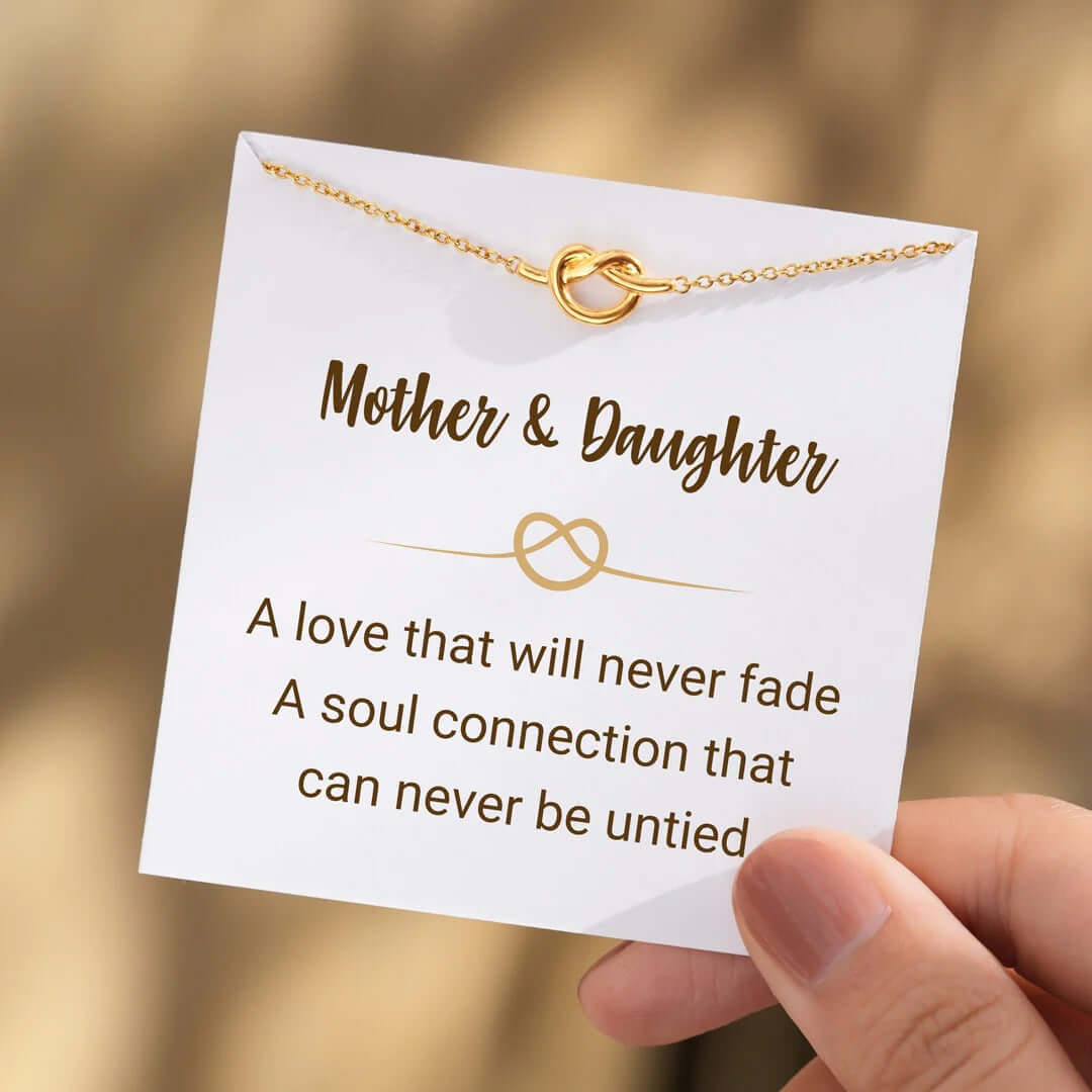 Mother Daughter Matching Bracelets Set - Sterling Silver Knot Connection Bracelet for Women & Girls (YS031) | Perfect for Bonding, Gifts & Special Occasions