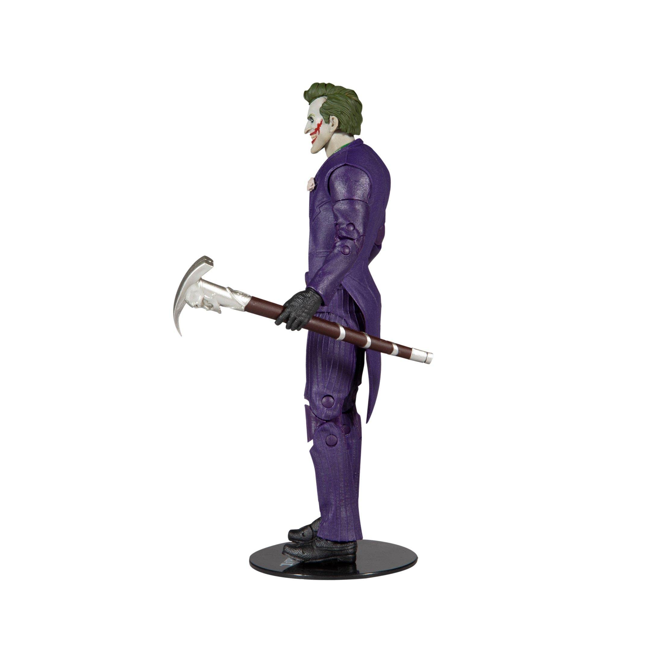 McFarlane Toys Mortal Kombat The Joker 7-Inch Collectible Action Figure with Weapons & Accessories - Perfect for Display, Gaming Battles & DC Comics Fans