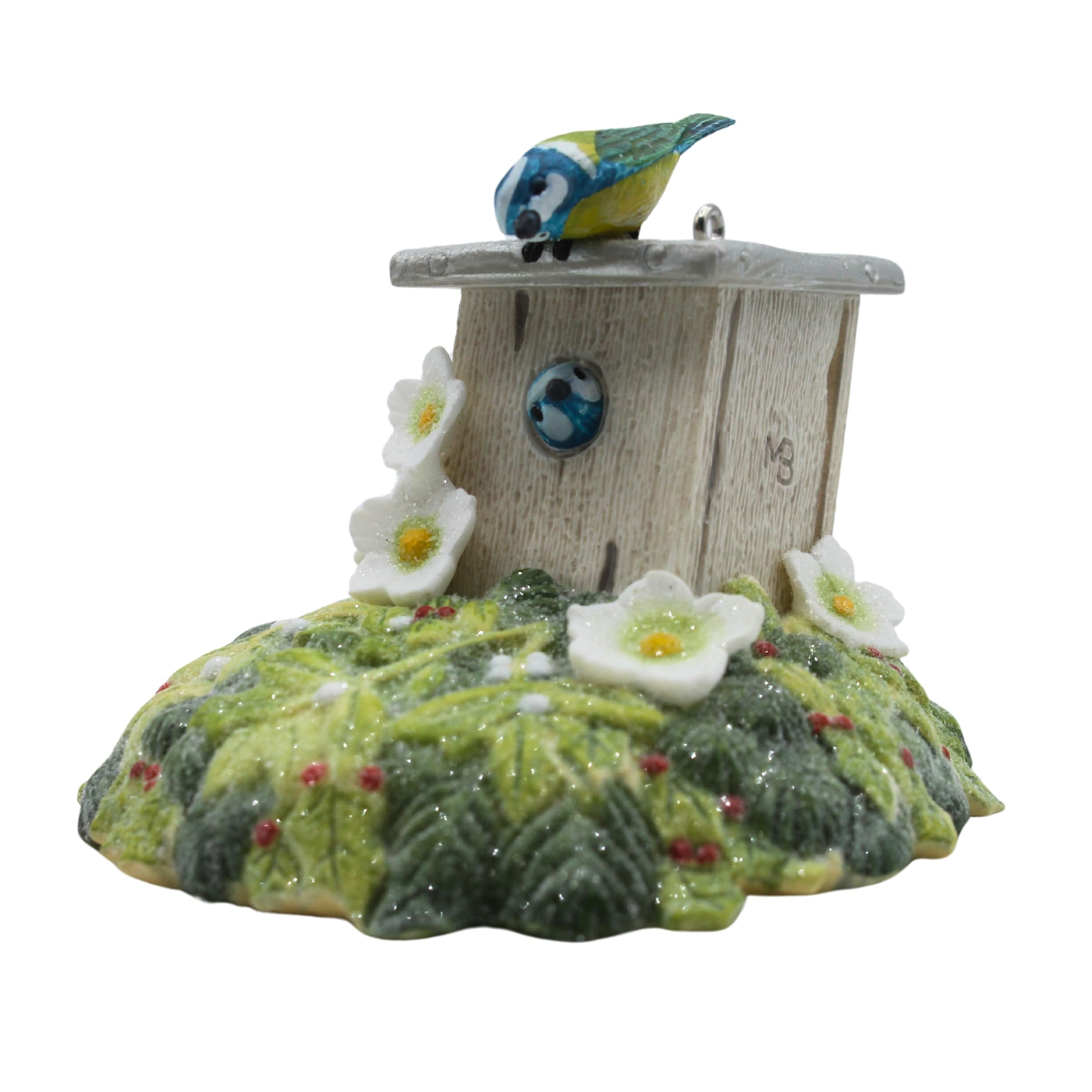 Hallmark Keepsake Christmas Ornament 2019 - Marjolein's Garden Tweet Home Bird House Collectible - Perfect for Holiday Decorations & Gift Giving