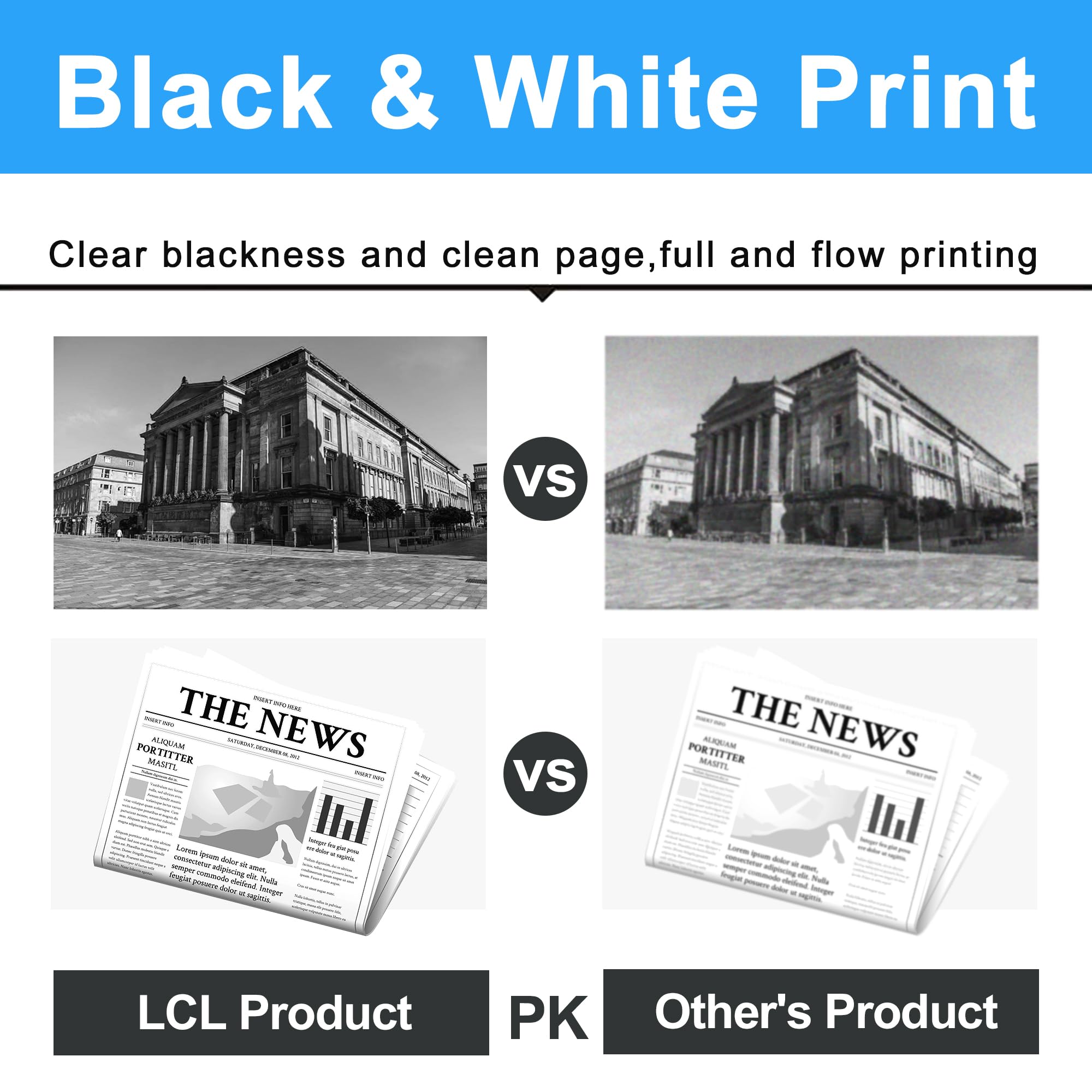 High-Quality LCL Remanufactured Toner Cartridge 4-Pack (BK/C/M/Y) - Compatible with HP 643A Q5950A Q5951A Q5952A Q5953A for HP Color LaserJet 4700 Series (4700n, 4700dn, 4700dtn, 4700PH+, 4710) - Perfect for Office Printing & High-Volume Documents