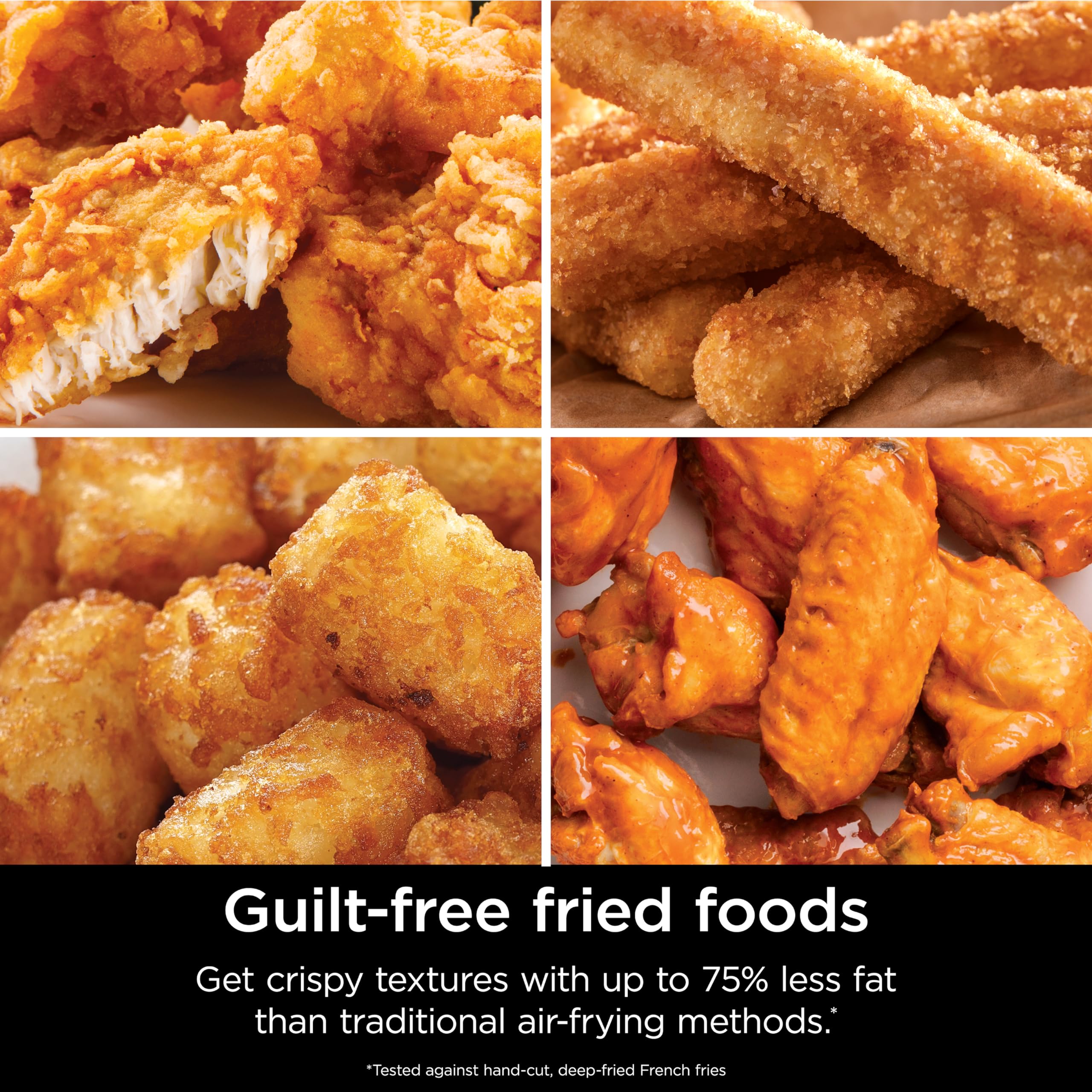 Ninja AF181 Air Fryer Pro XL 6.5 QT - 6-in-1 Multi-Cooker for Air Frying, Roasting, Baking, Reheating & Dehydrating with Max Crisp Technology (450°F) - Nonstick Basket & Crisper Plate - Energy Efficient Kitchen Appliance (Renewed, Grey) - Perfect for Healthy Cooking, Meal Prep & Quick Family Dinners