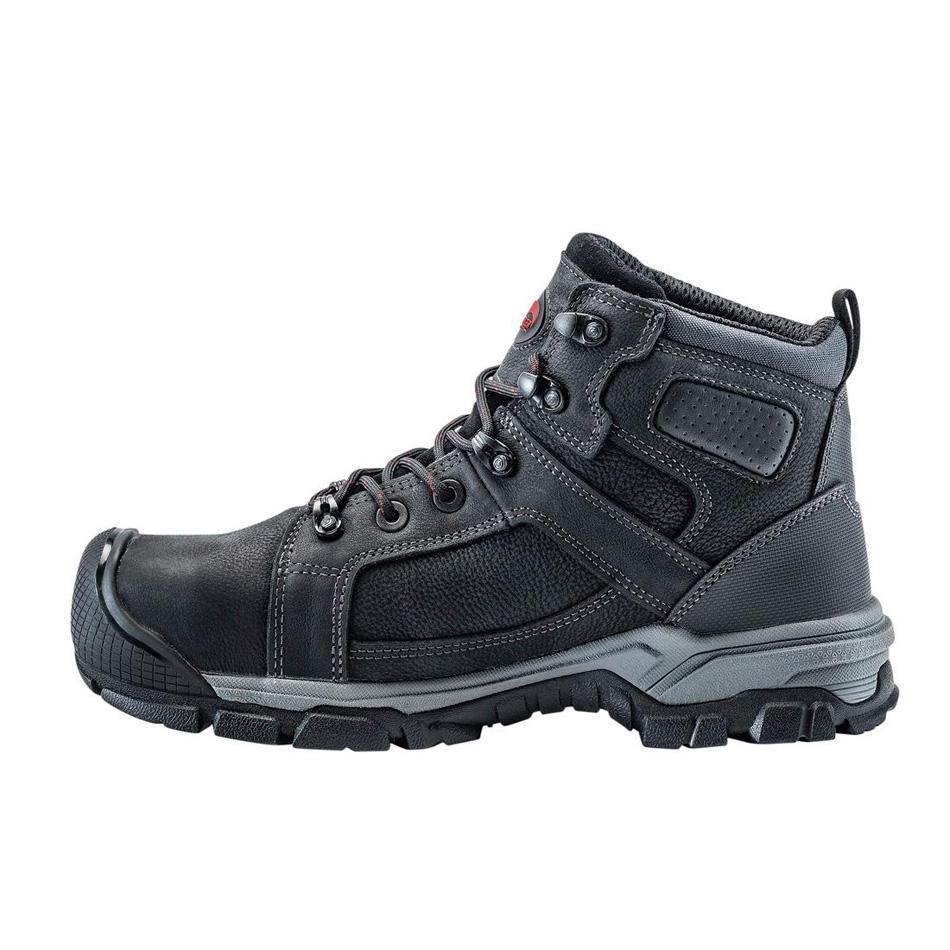 Ripsaw Puncture Resistant Steel Toe Work Boots for Men - Black Safety Shoes for Construction, Warehouse & Outdoor Work