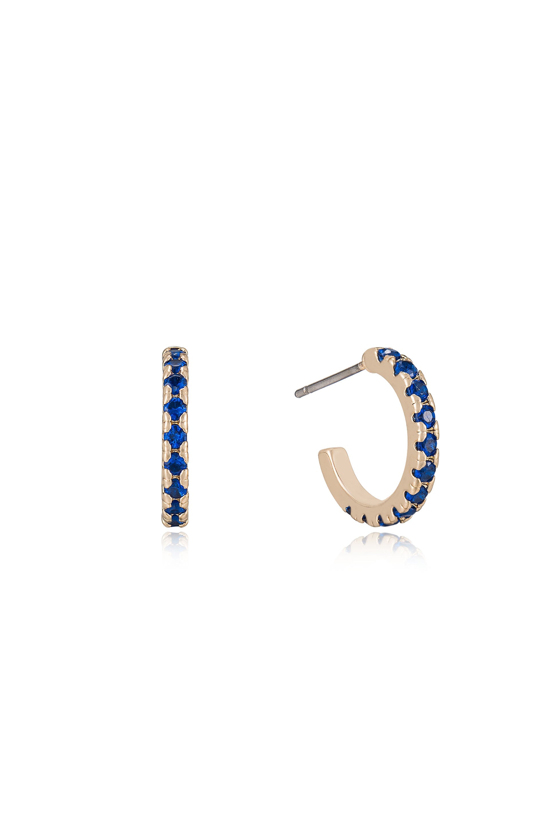 Vibrant Crystal Huggie Earrings for Women - Trendy & Comfortable Hoop Earrings for Everyday Wear, Parties & Gifts