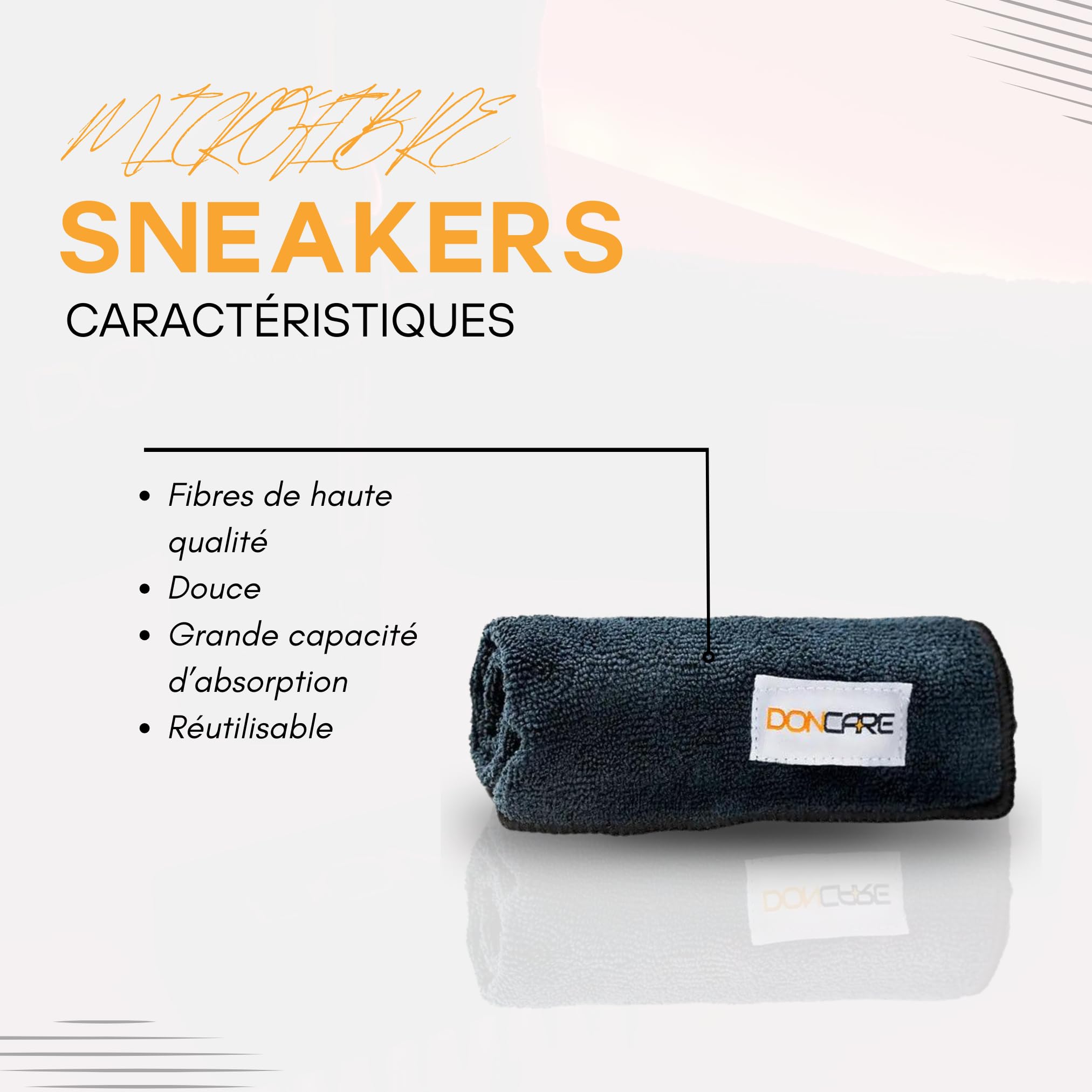 Premium DonCare Kit Sneaker & Shoe Cleaner - Brushes, Cleaning Solution, Microfiber Towel & Storage Case - Perfect for Sneakers, Athletic Shoes & Casual Footwear Care