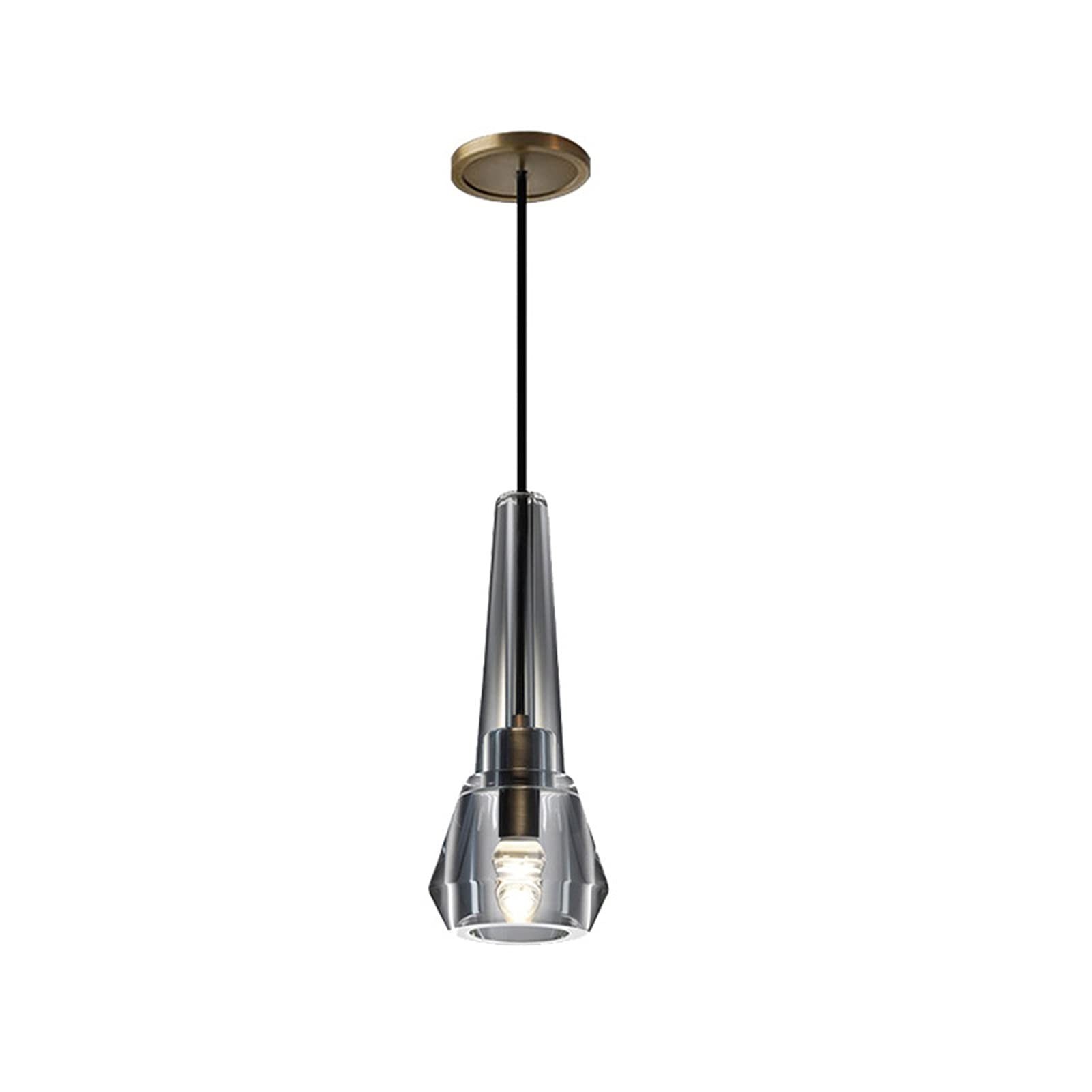 Modern LED Chandelier Light Fixture - Crystal Ceiling Lamp for Living Room, Dining Room & Bedroom | Luxury Postmodern Lighting for Home Decor & Wall Background | Energy Efficient Dimmable Hanging Light for Bedside, Hallway and Entryway